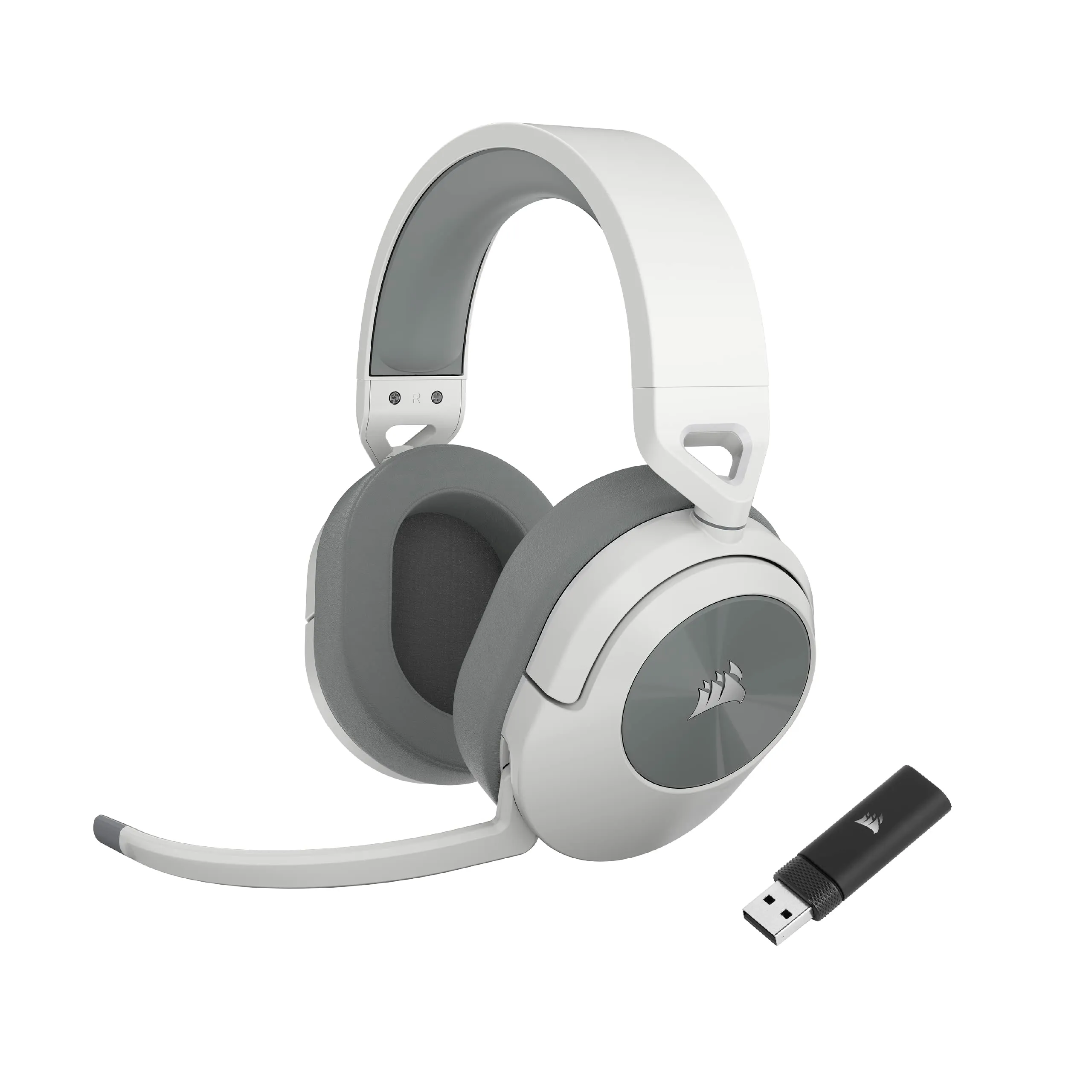 Corsair HS55 Wireless Cuffia Gaming con Microfono - Bianco - immagine 1