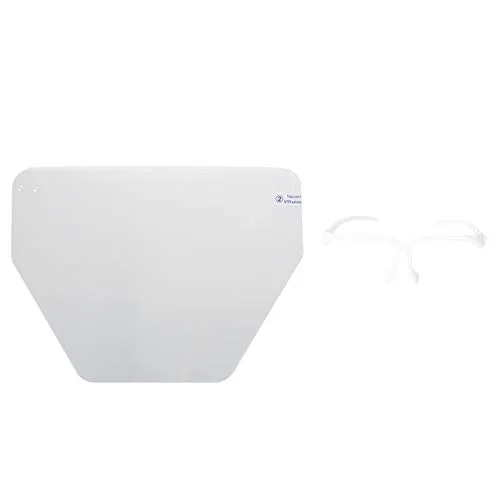 Cocoarm Visiera Dentale Antiappannamento Riutilizzabile con Telaio, 10 Pezzi - immagine 7