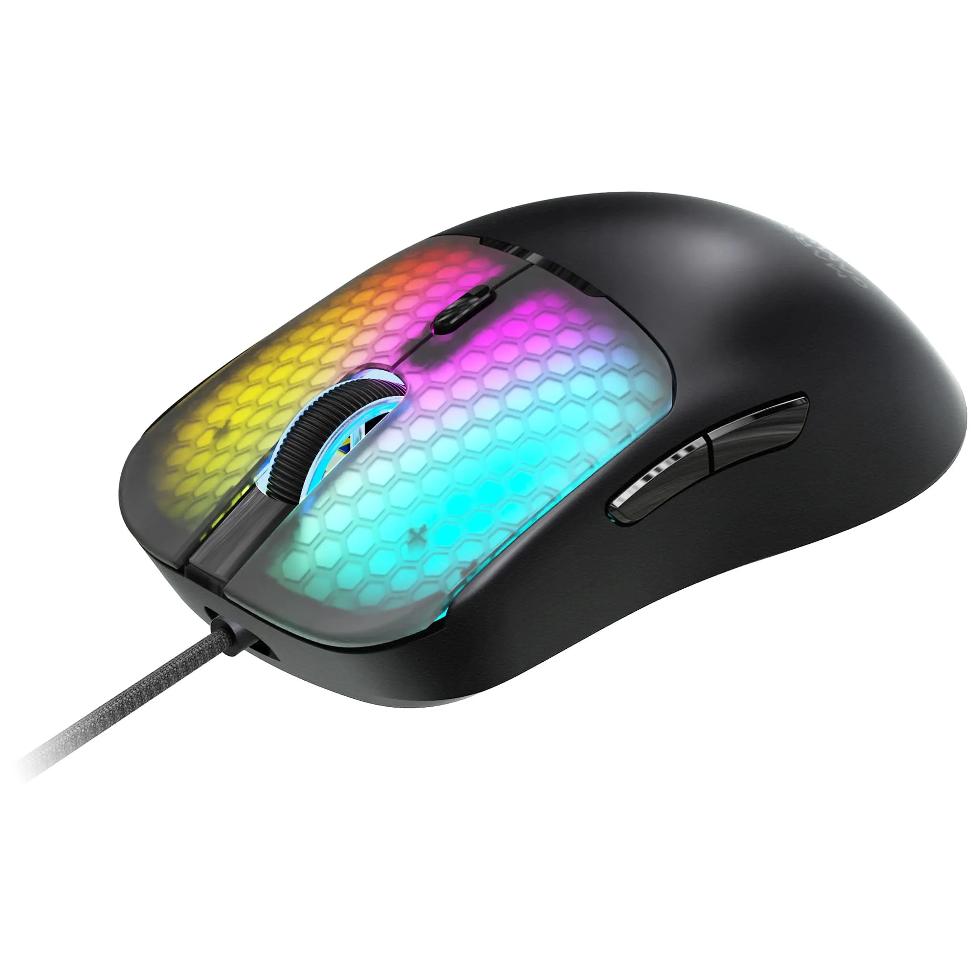 Mars Gaming MM-VIPER Gaming Mouse Ultralight 56g, RGB Chroma, Sensore Ottico A825PRO 12800 DPI, Switch Meccanici HUANO, Nero - immagine 1