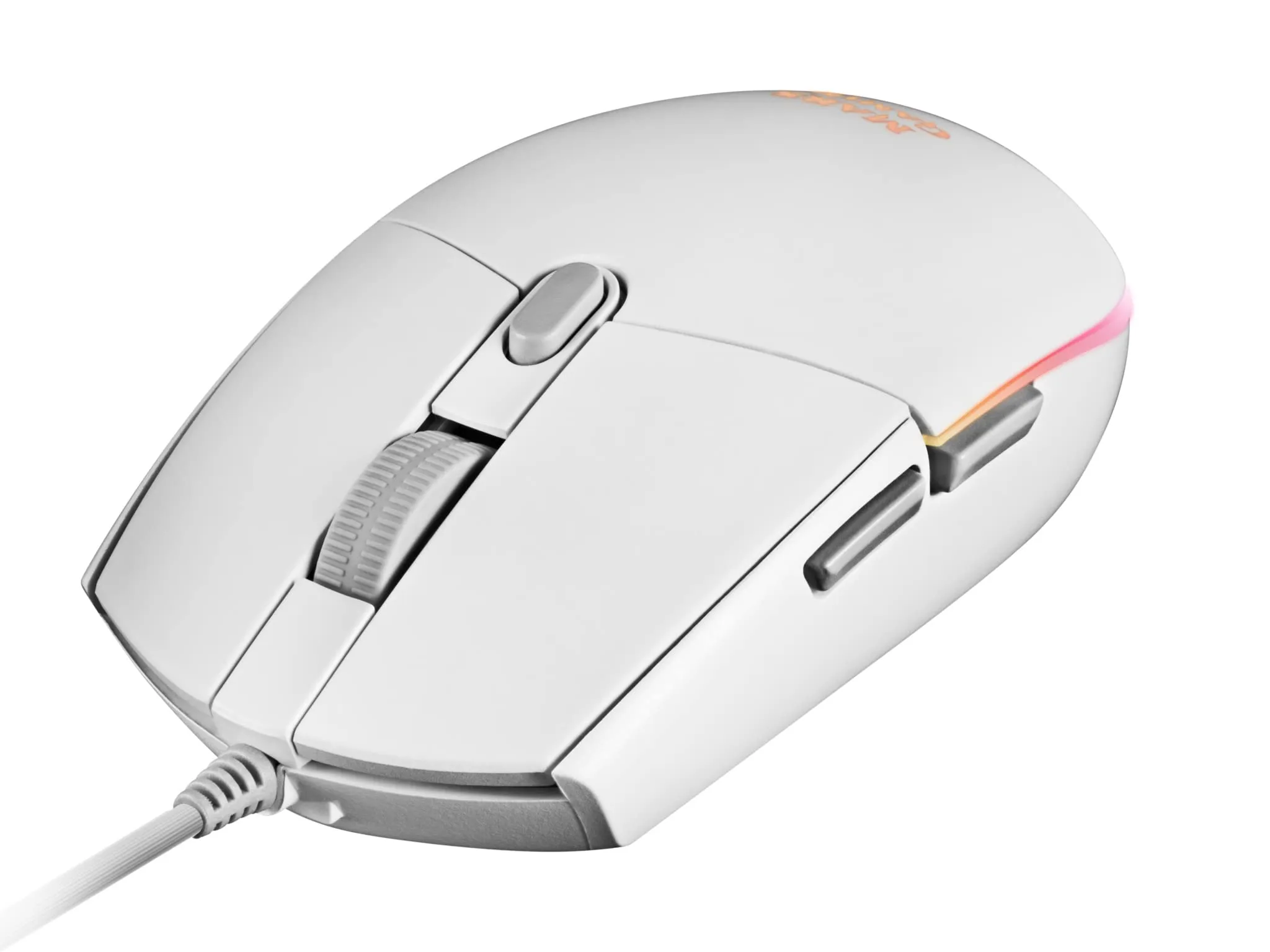Mars Gaming MMG Mouse Gaming 3200 DPI RGB Flow Huano Mechanical Switches, Bianco - immagine 3