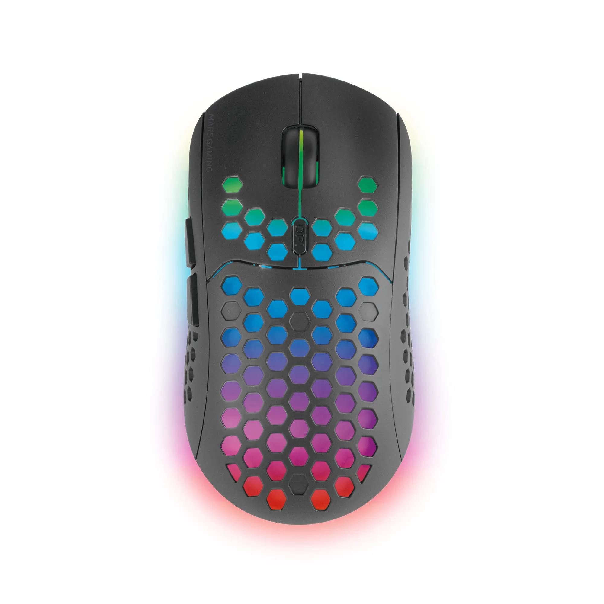 Mars Gaming MMW3 Wireless Gaming Mouse, RGB Flow, 79g, 3200 DPI, Nero - immagine 1