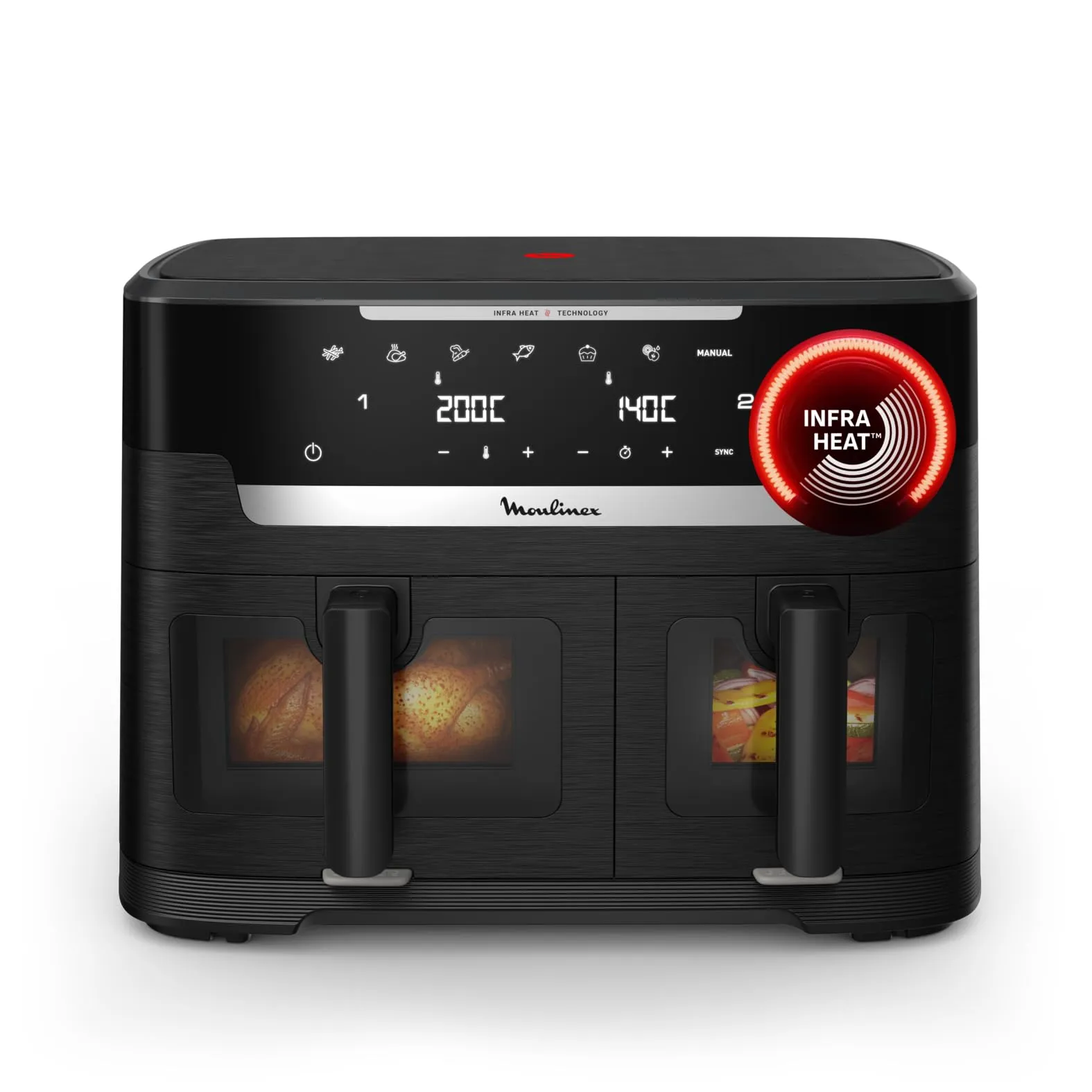 Moulinex Ever Fry XXL Dual Air Fryer, EZ9488 - immagine 1