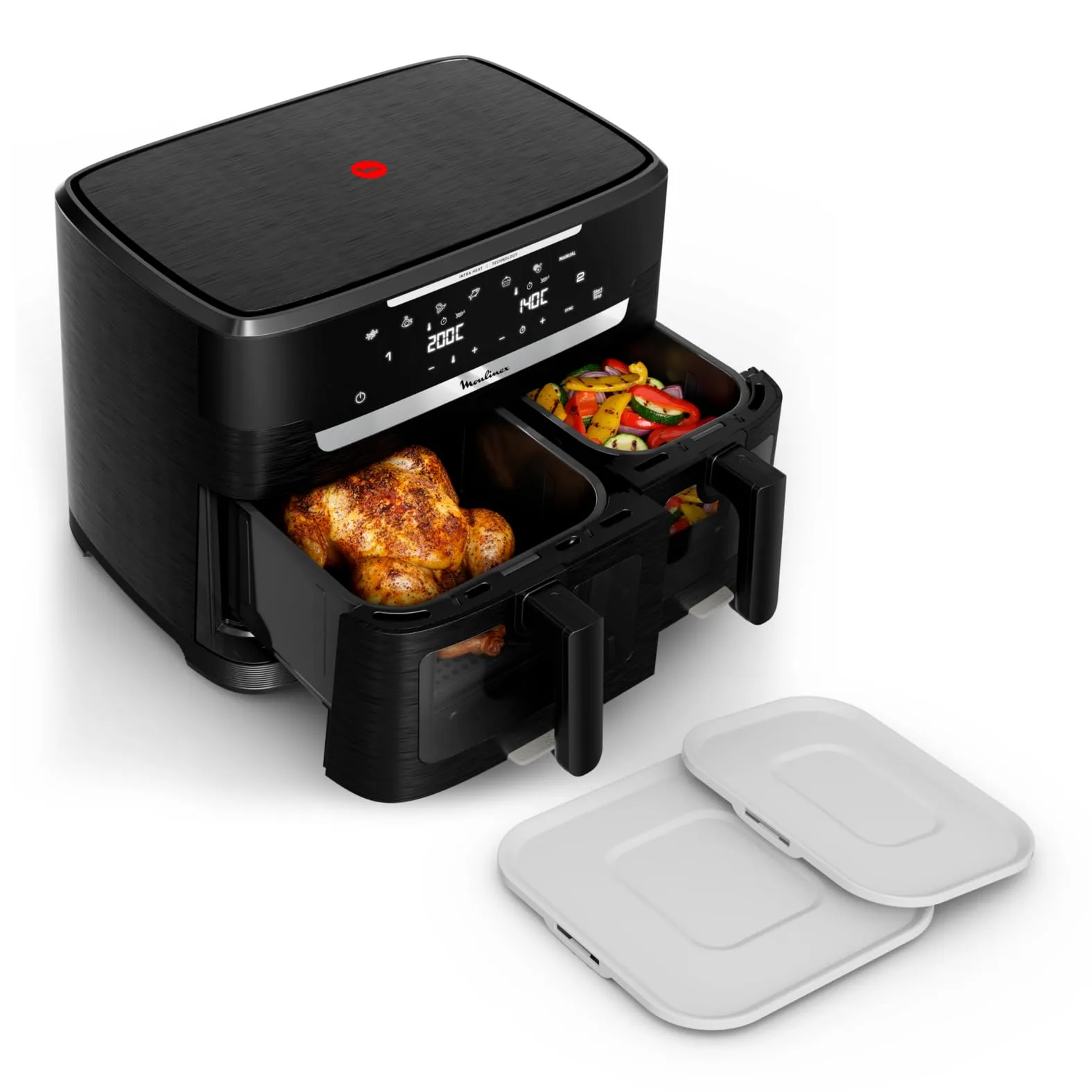 Moulinex Ever Fry XXL Dual Air Fryer, EZ9488 - immagine 2