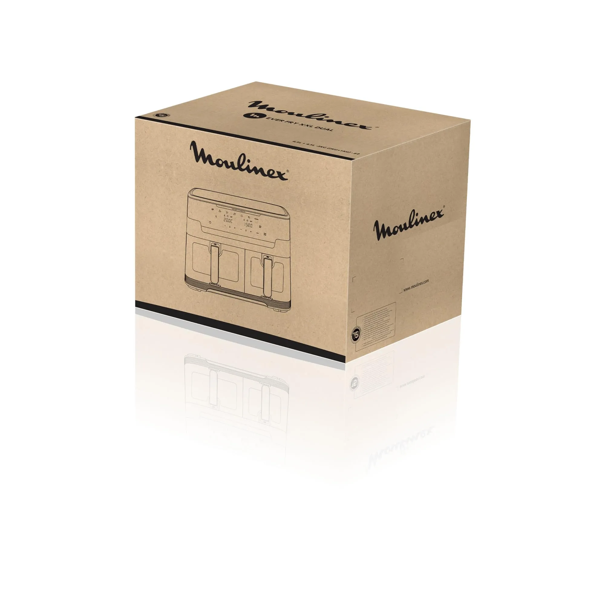 Moulinex Ever Fry XXL Dual Air Fryer, EZ9488 - immagine 9