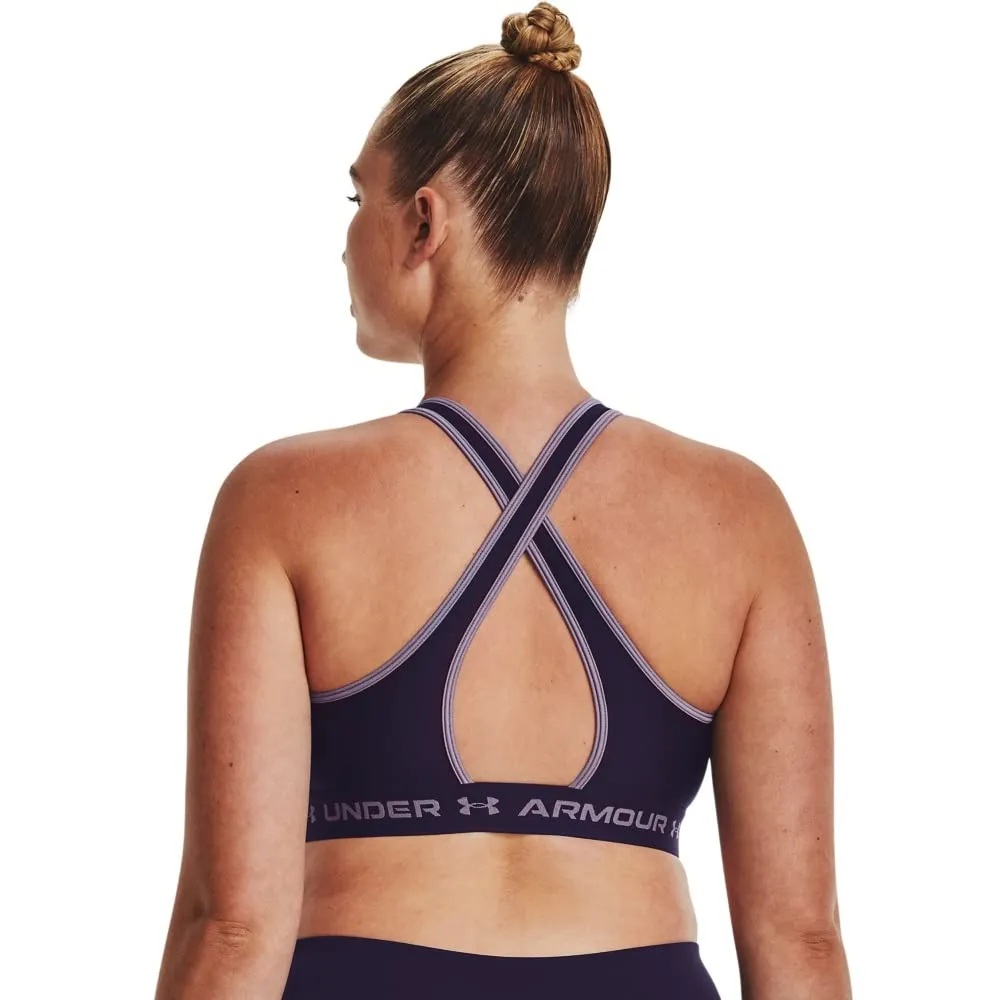 Under Armour Reggiseno Incrociato Isotope Donna, Purple Switch - immagine 4