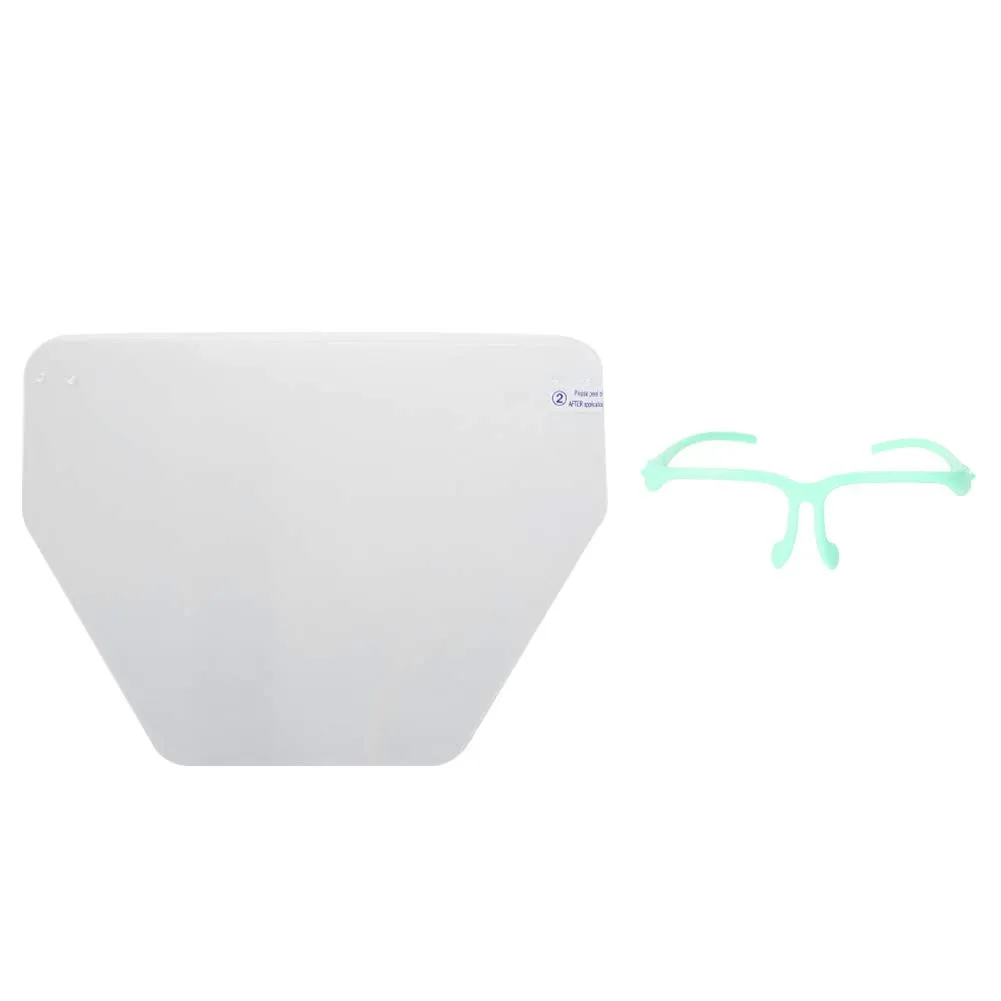 Cocoarm Visiera Protettiva Dentale Riutilizzabile Antiappannamento con 10 Visiere Incluse - immagine 1