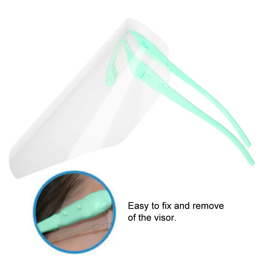 Cocoarm Visiera Protettiva Dentale Riutilizzabile Antiappannamento con 10 Visiere Incluse - immagine 5