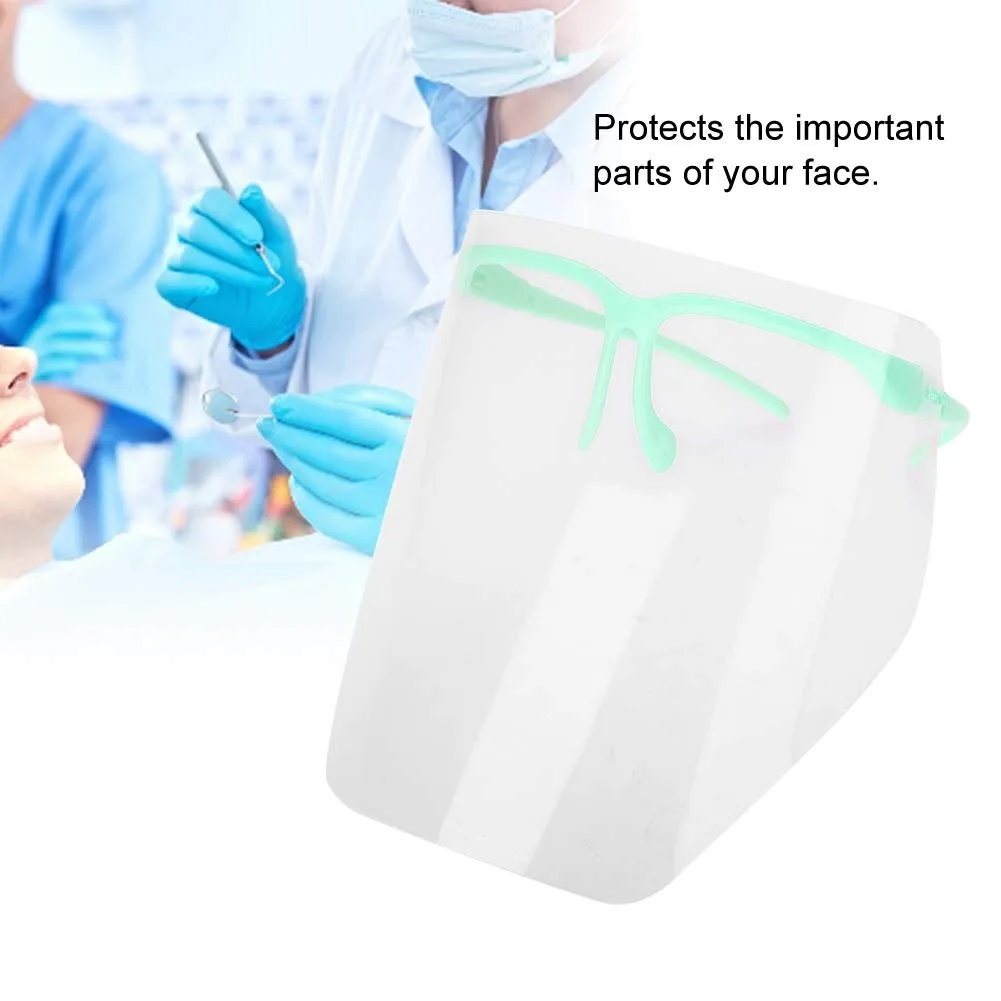 Cocoarm Visiera Protettiva Dentale Riutilizzabile Antiappannamento con 10 Visiere Incluse - immagine 9