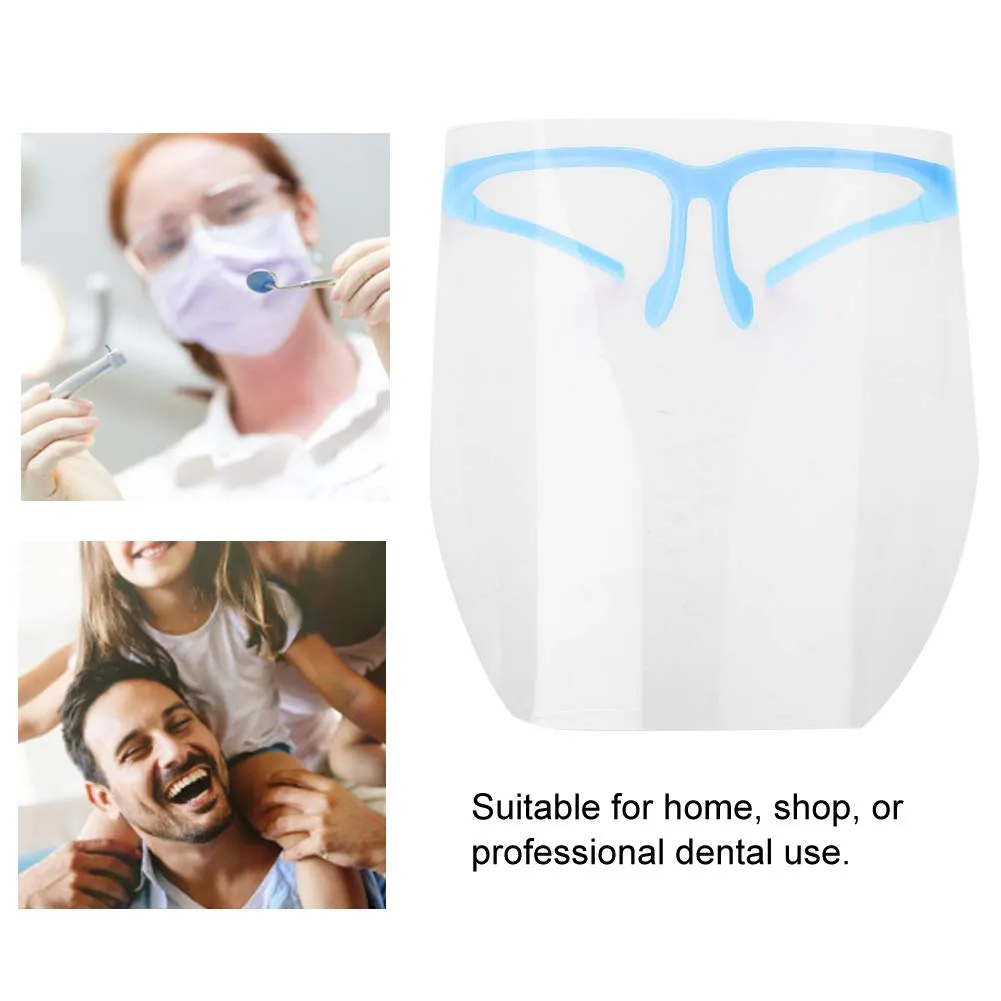 Cocoarm Visiera Protettiva Dentale Riutilizzabile Antiappannamento, 10 Pezzi Inclusi - immagine 2