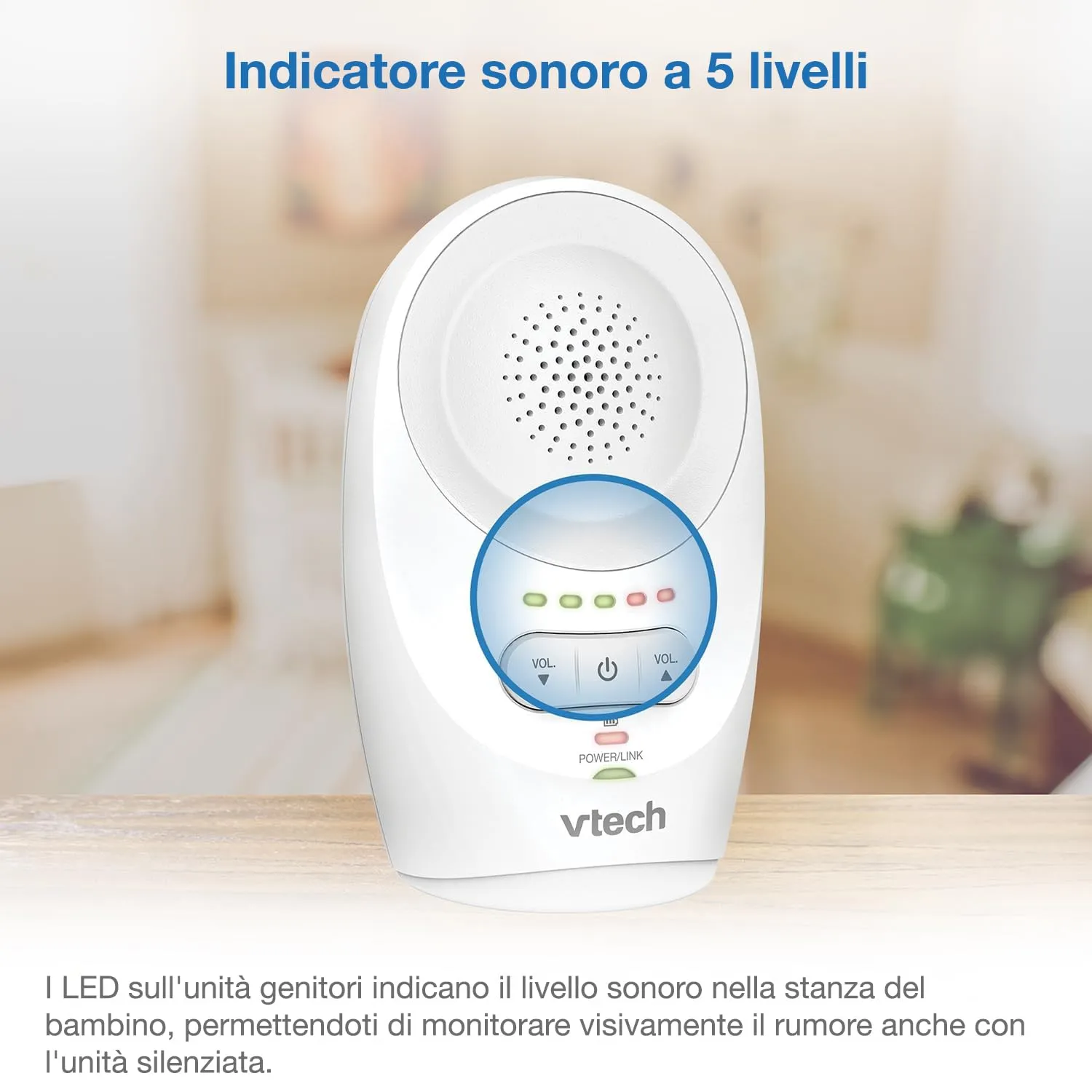 VTech BM1120 Monitor Audio per Bambini - immagine 4