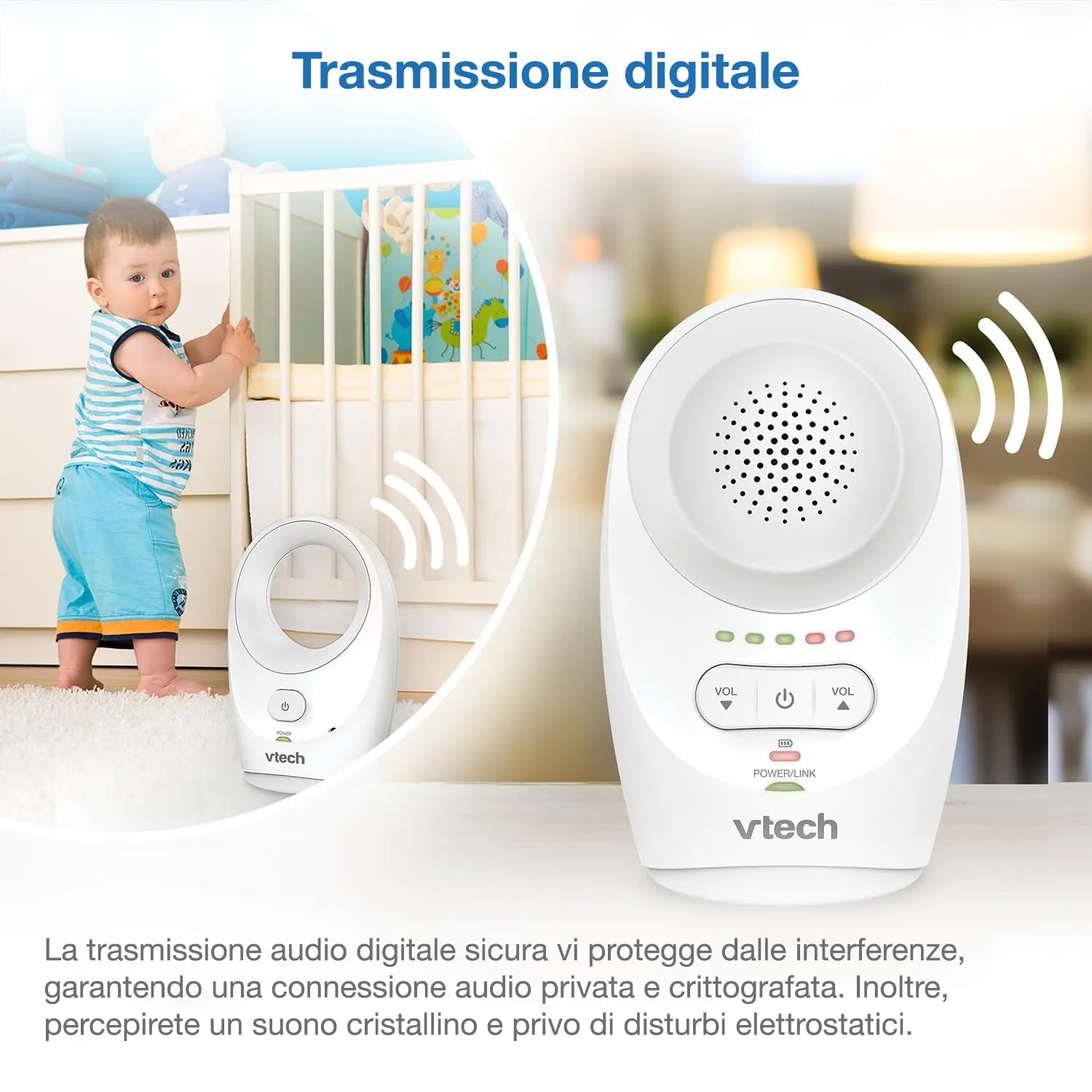 VTech BM1120 Monitor Audio per Bambini - immagine 7
