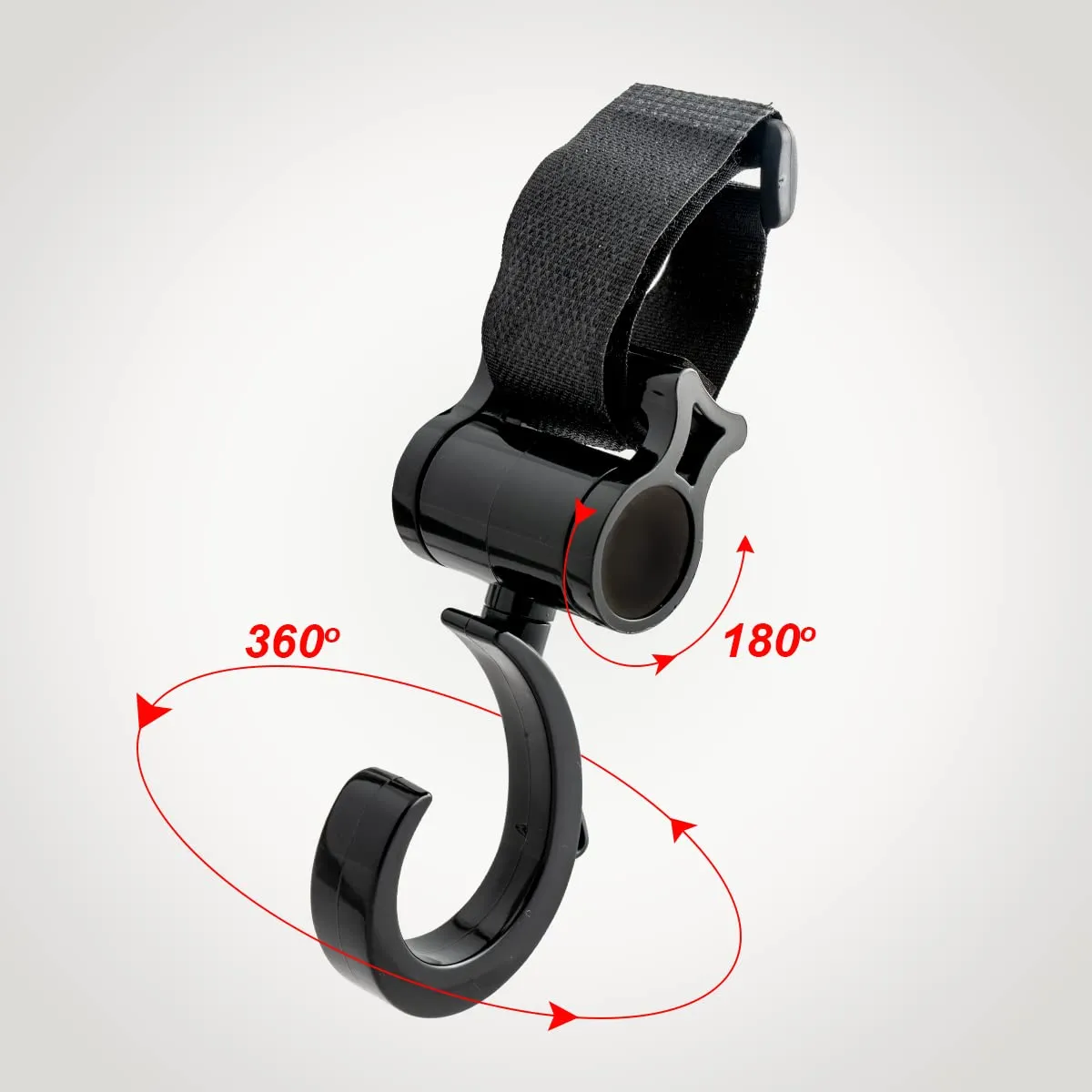 MaCla Ganci Passeggino Universali in Alluminio con Chiusura in Velcro, 4 Pezzi - immagine 2