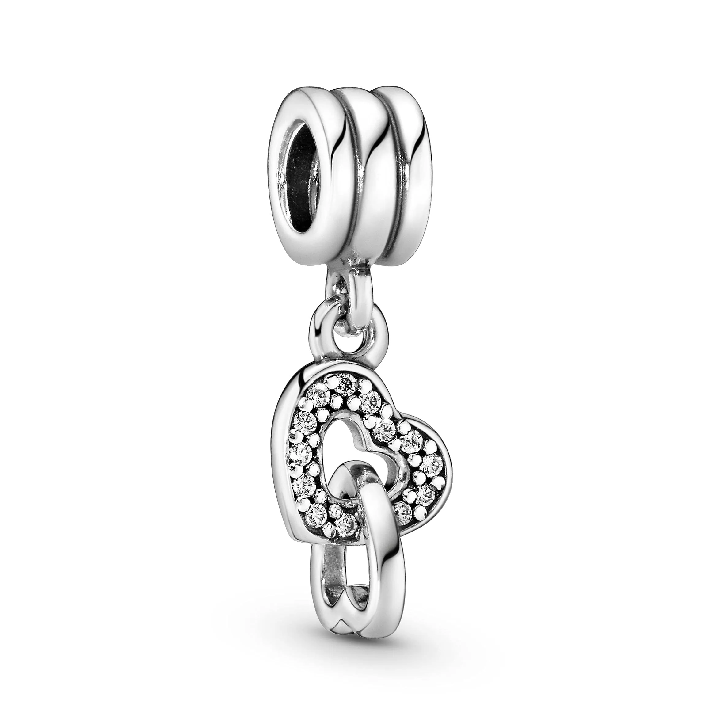 Pandora Icons Pendente con Cuori in Argento e Zirconia Cubica 791242CZ - immagine 2