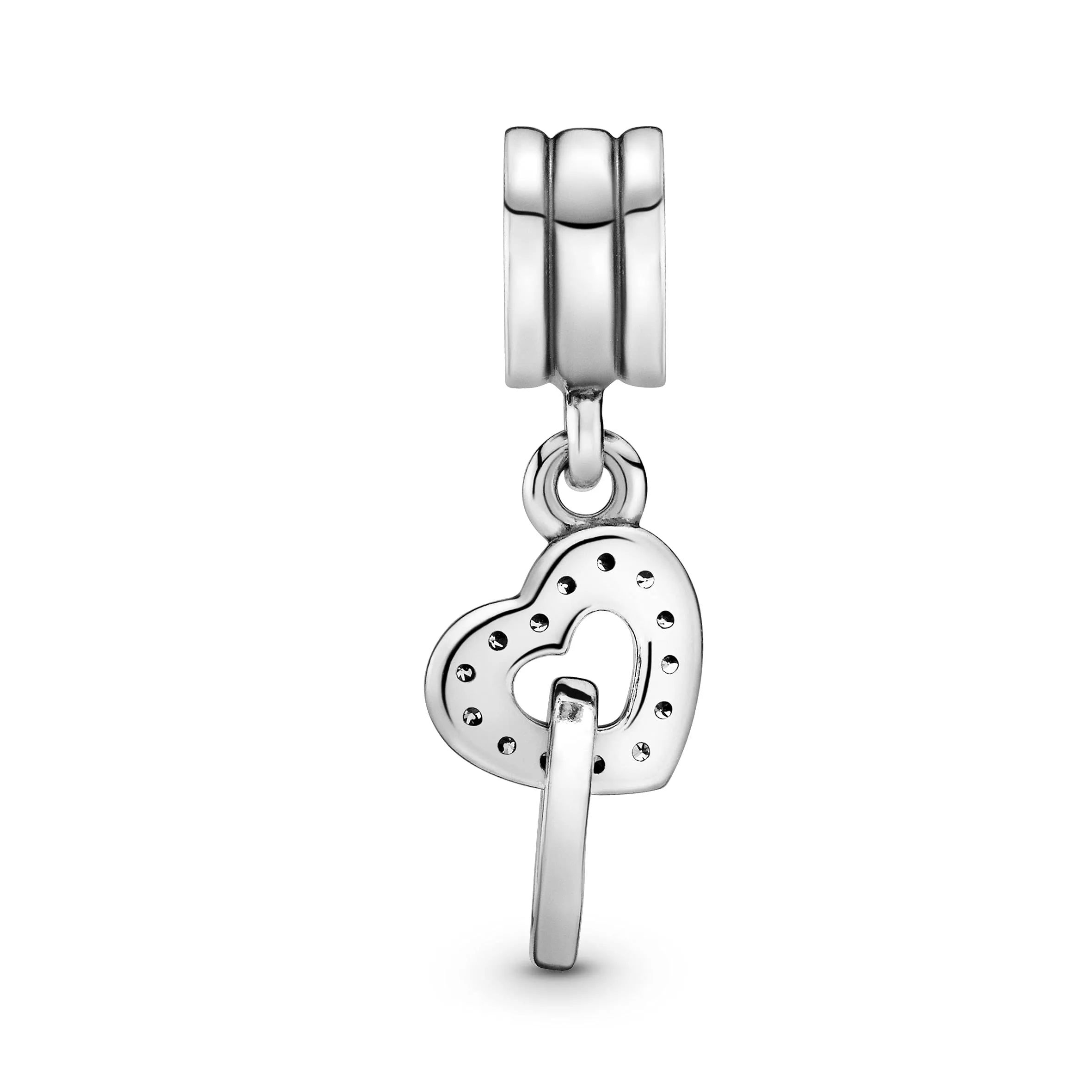 Pandora Icons Pendente con Cuori in Argento e Zirconia Cubica 791242CZ - immagine 3
