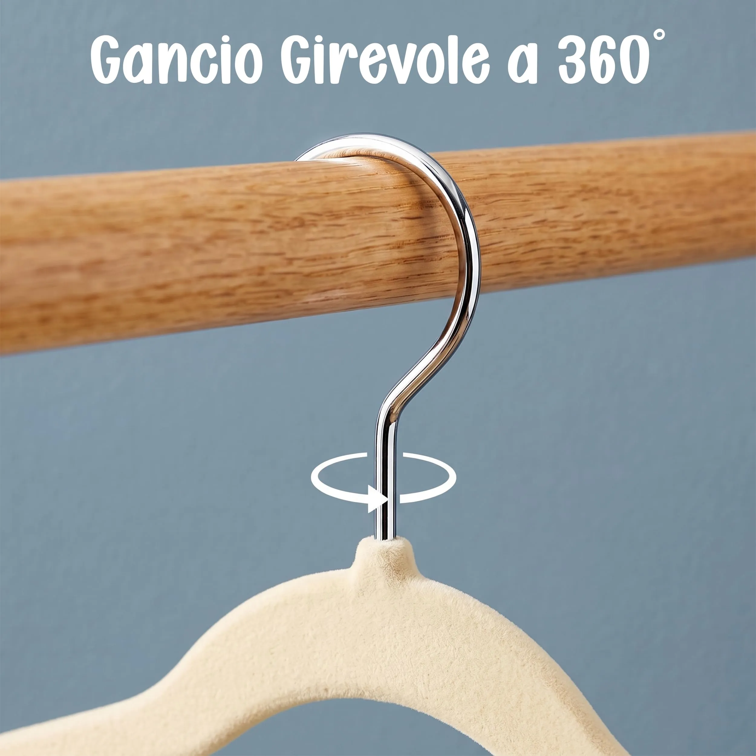 Utopia Home Grucce in Velluto per Bambini, Avorio, Confezione da 50 - immagine 6