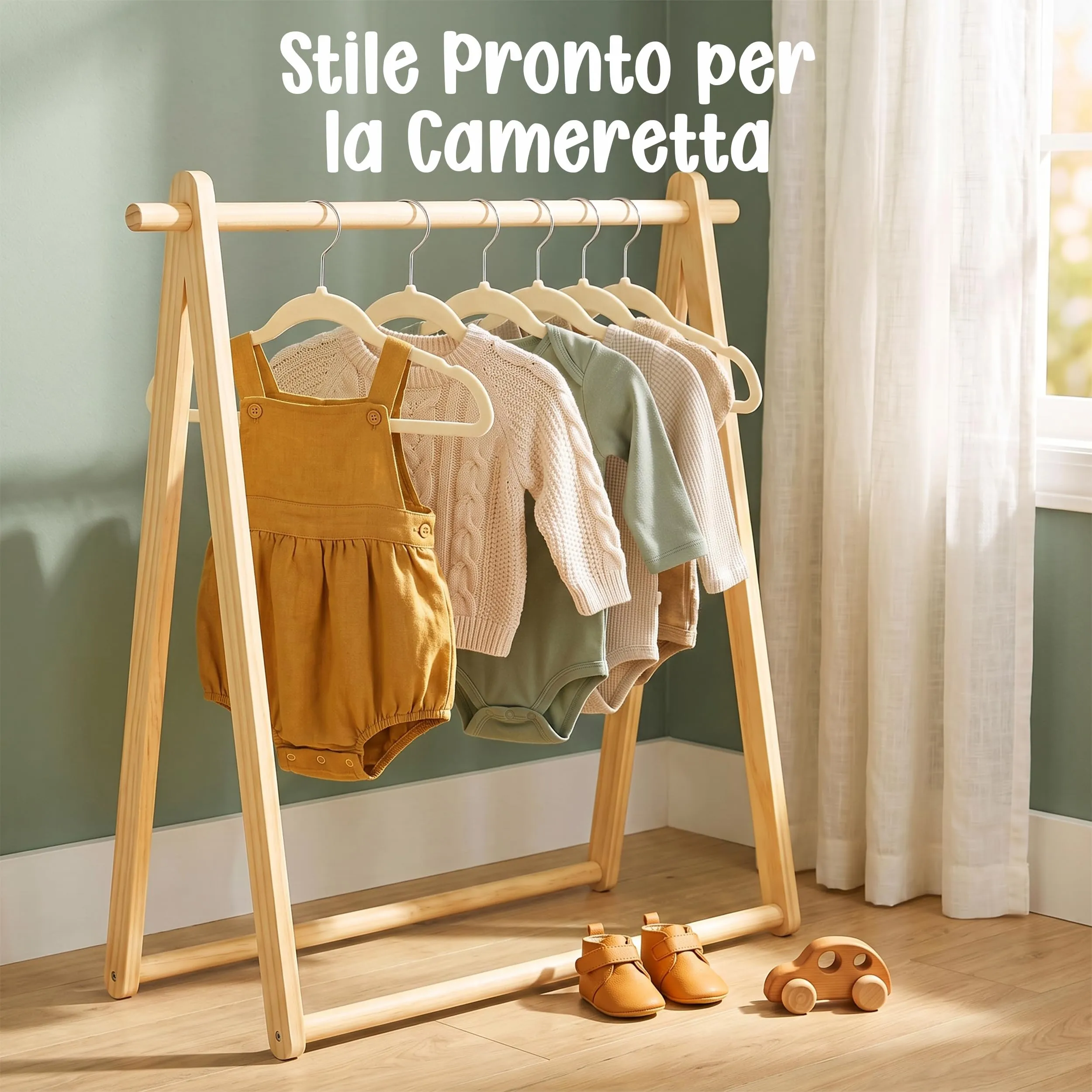 Utopia Home Grucce in Velluto per Bambini, Avorio, Confezione da 50 - immagine 9