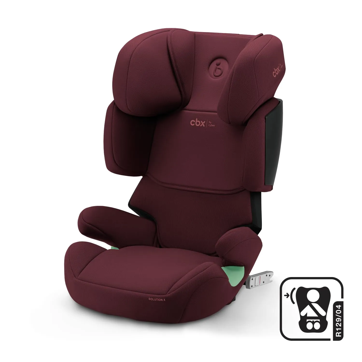 Cybex Solution X i-Fix Seggiolino Auto, 3-12 Anni (100-150 cm, 15-50 kg), Rumba Red - immagine 2