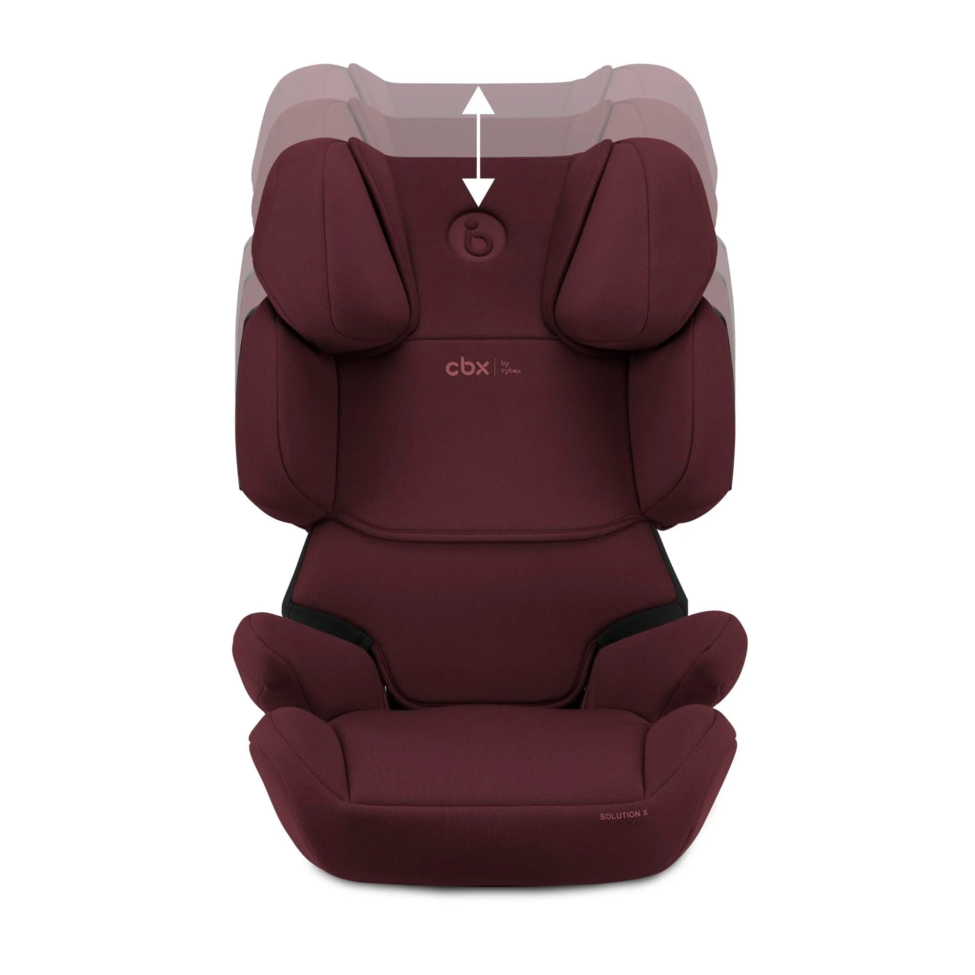 Cybex Solution X i-Fix Seggiolino Auto, 3-12 Anni (100-150 cm, 15-50 kg), Rumba Red - immagine 3
