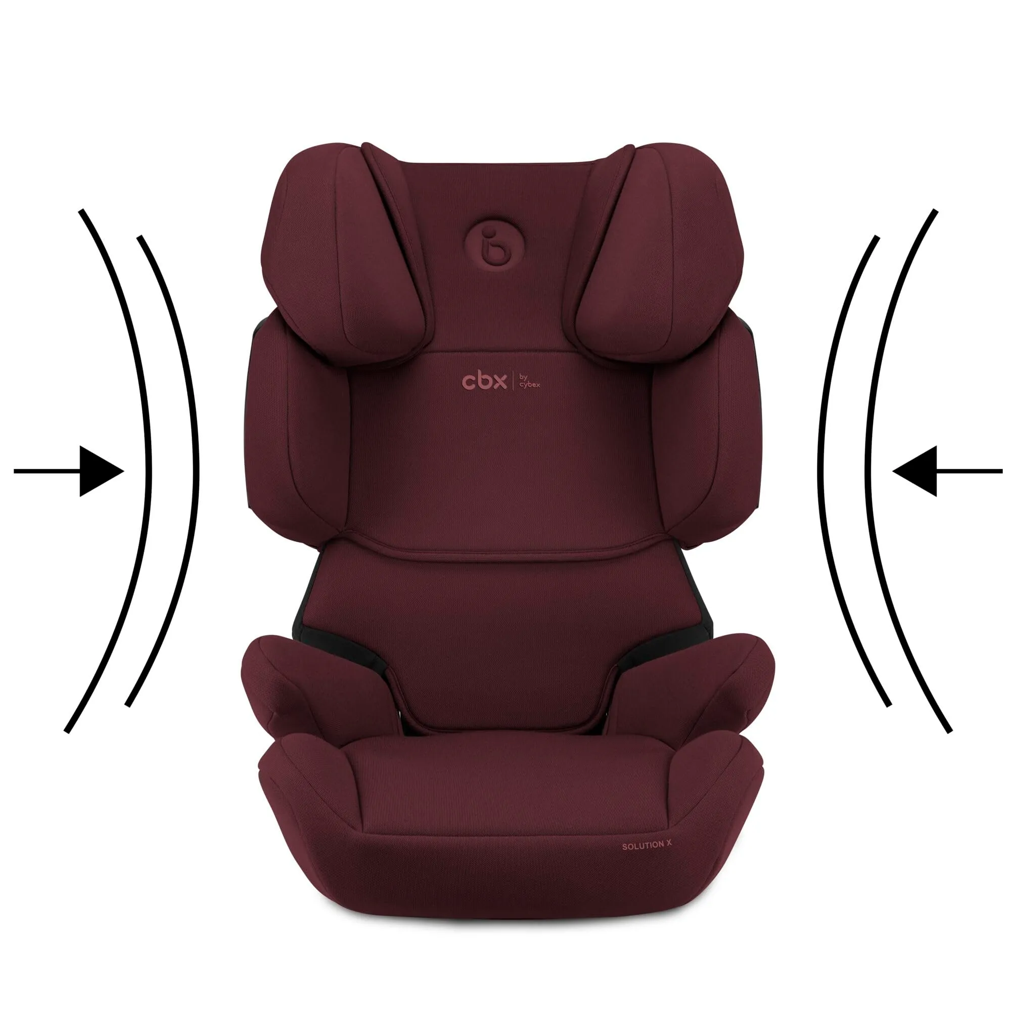 Cybex Solution X i-Fix Seggiolino Auto, 3-12 Anni (100-150 cm, 15-50 kg), Rumba Red - immagine 8