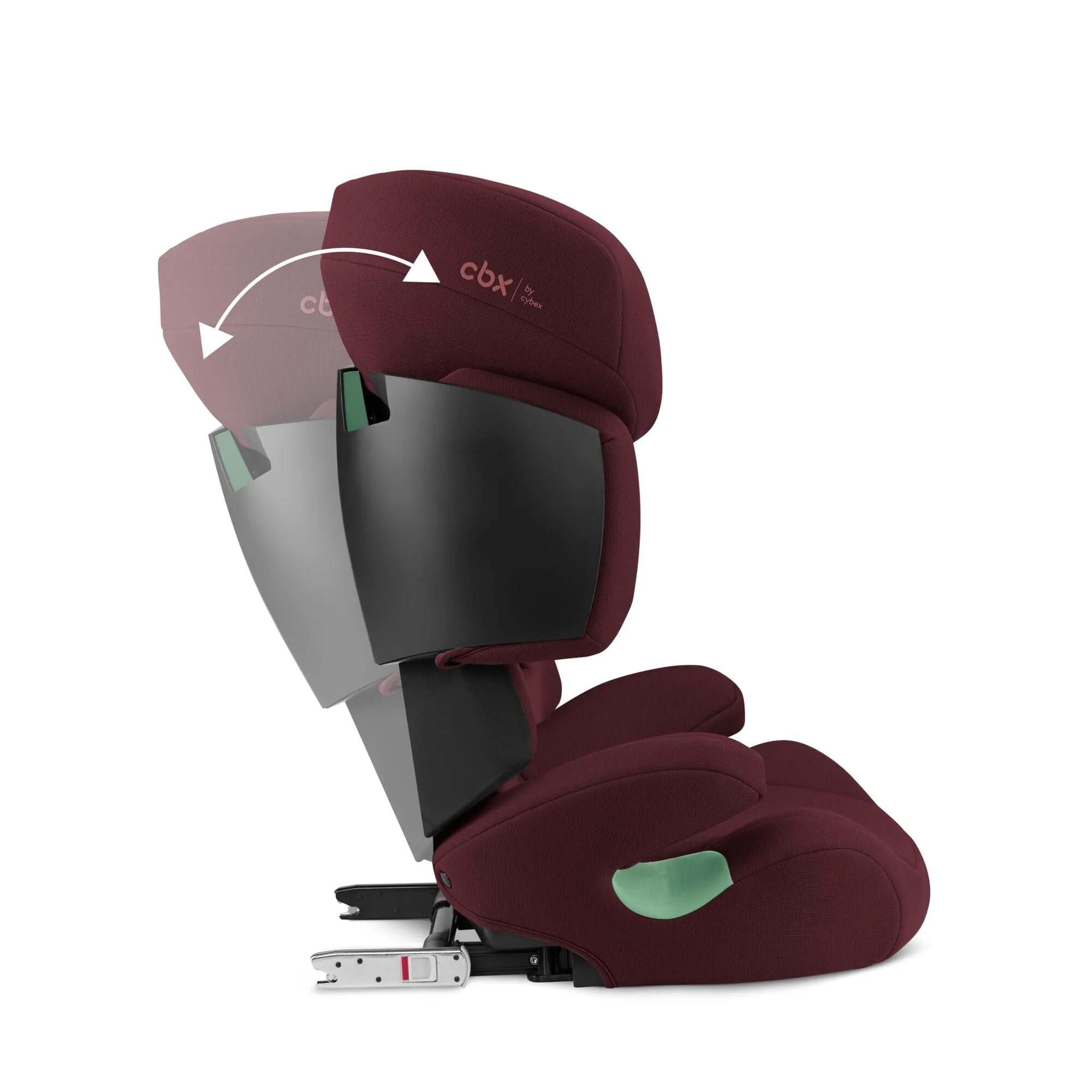 Cybex Solution X i-Fix Seggiolino Auto, 3-12 Anni (100-150 cm, 15-50 kg), Rumba Red - immagine 9