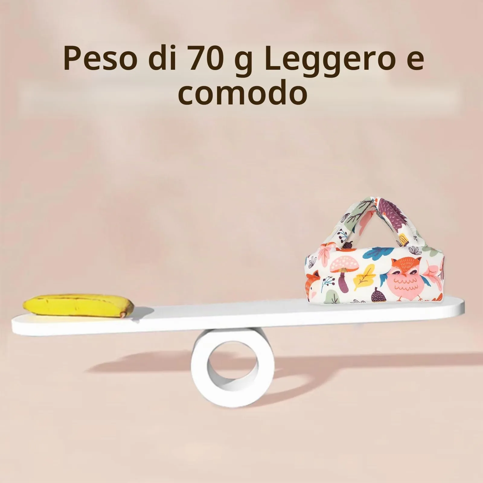 JUNUNDJING Caschetto Primi Passi per Bambini 6-36 Mesi, Volpe bianca - immagine 6