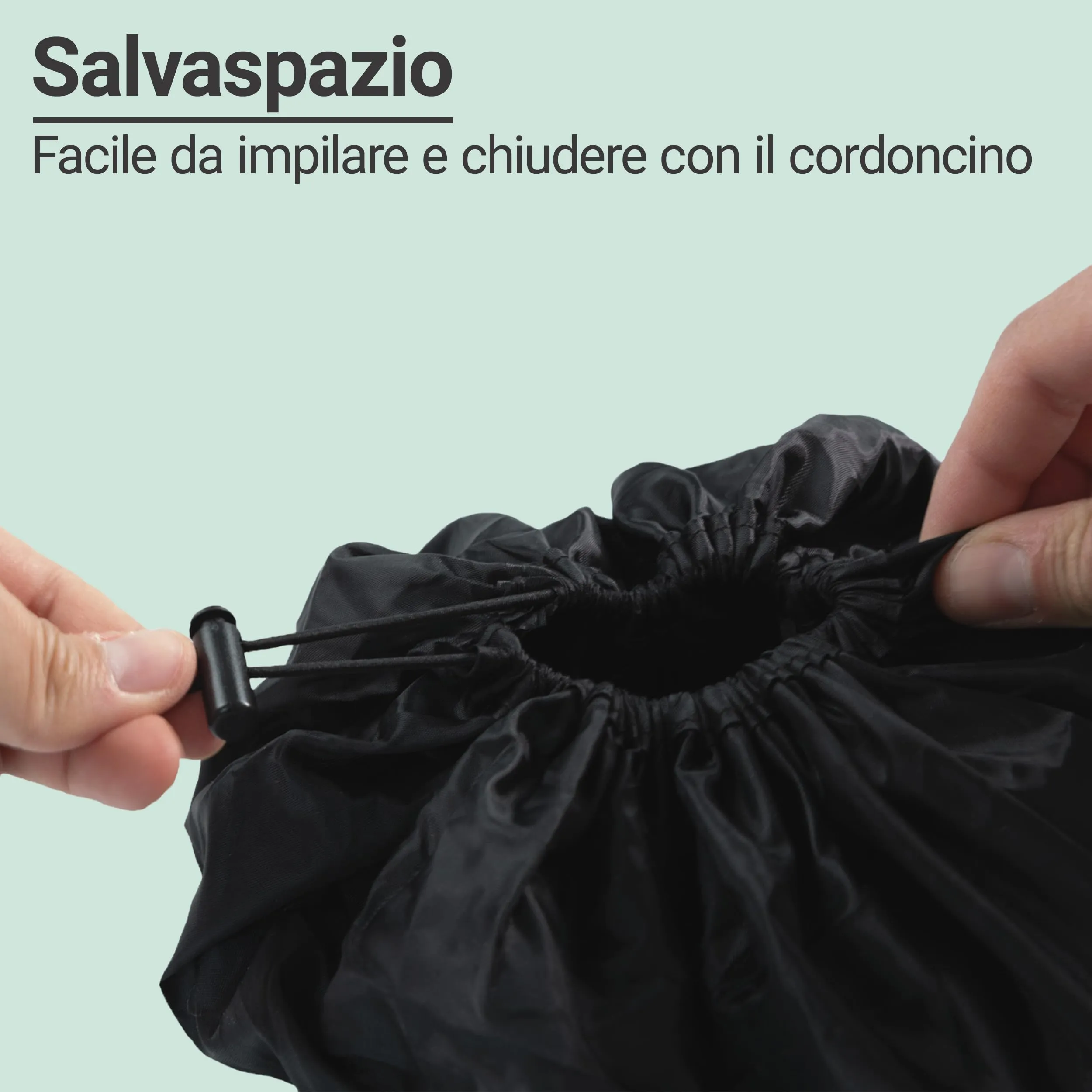 Zamboo Copriruota Passeggino Set 4 Coperture - Nero - immagine 7