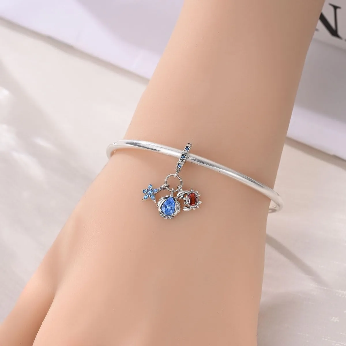 LNQOBU Ciondolo Charm Donna in Argento Sterling 925 per Bracciali e Collane - immagine 4