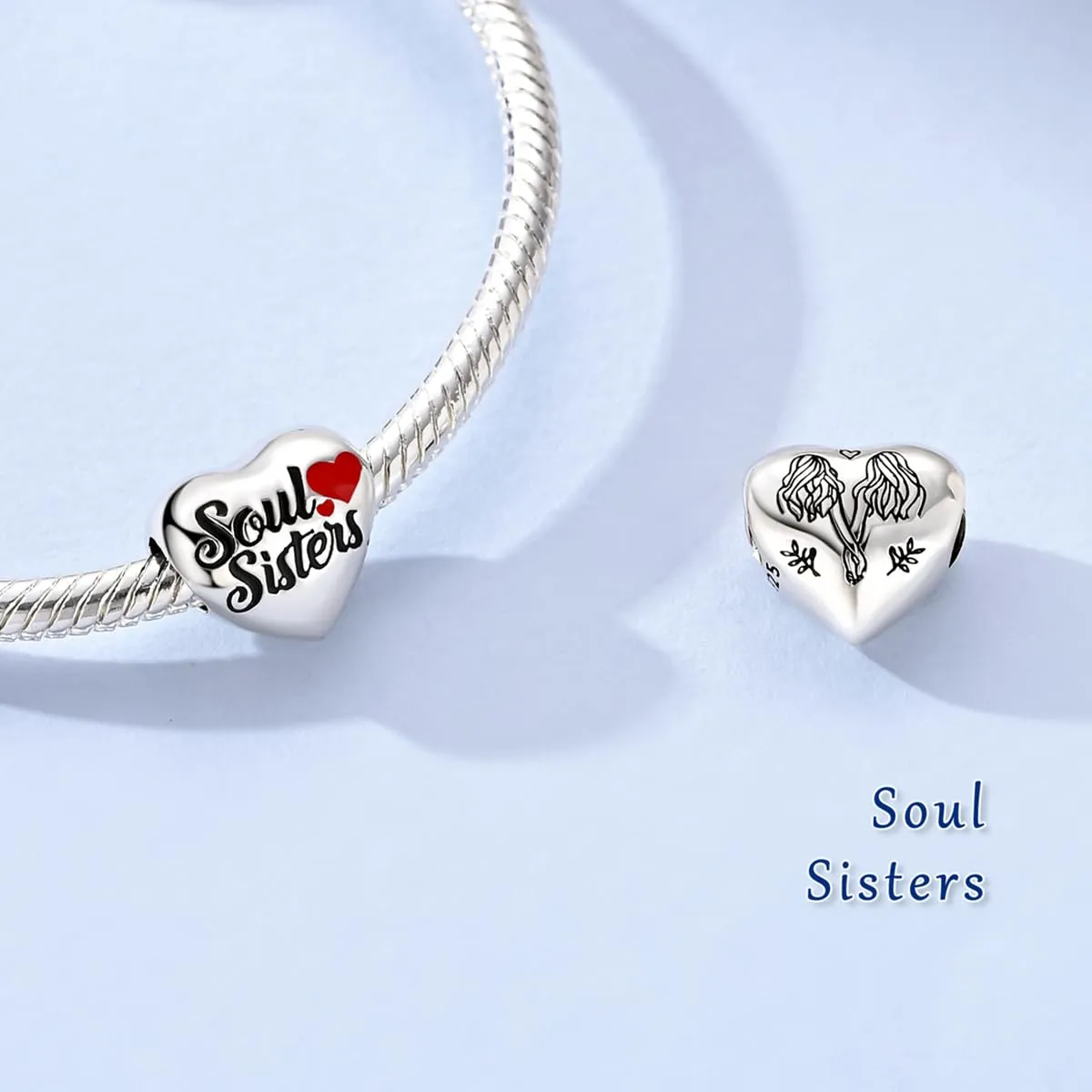 LIGHTDOG Ciondolo da donna in argento 925 per bracciali Pandora e stile europeo - immagine 2
