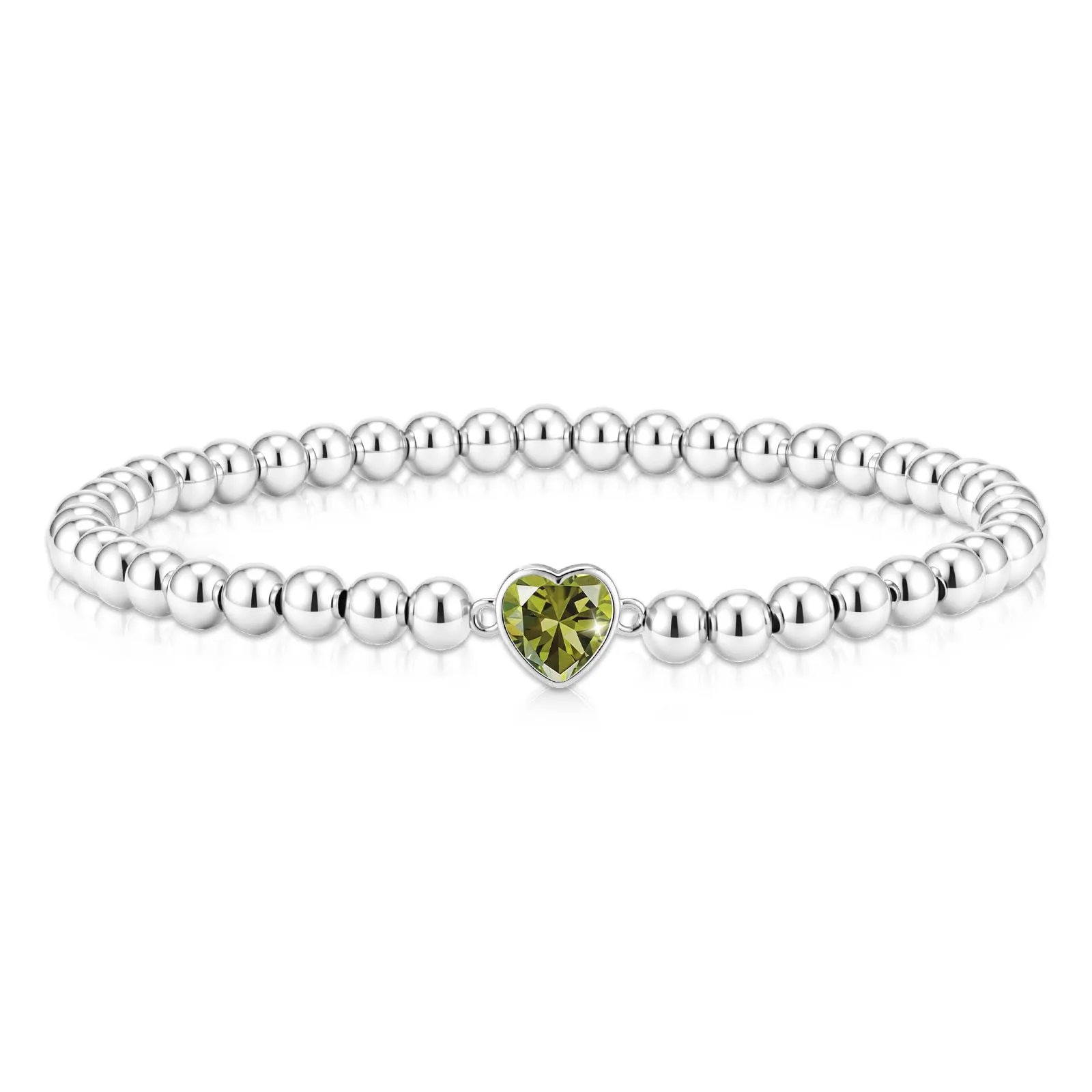 Esmoly Bracciale Donna Perle Cuore Zirconia Argento/Oro - immagine 1