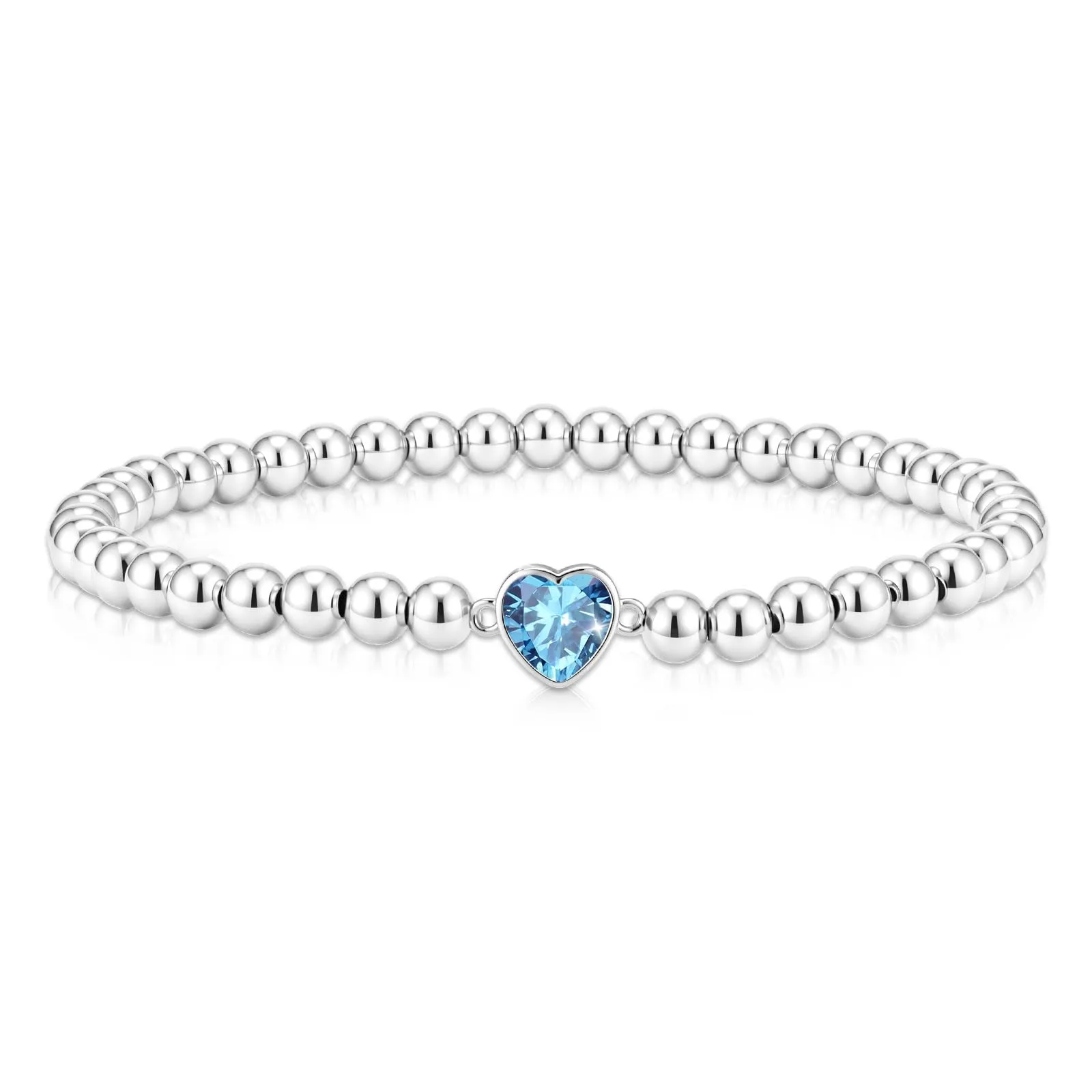 Esmoly Bracciale Donna Perle Cuore Zirconia Argento/Oro - immagine 1