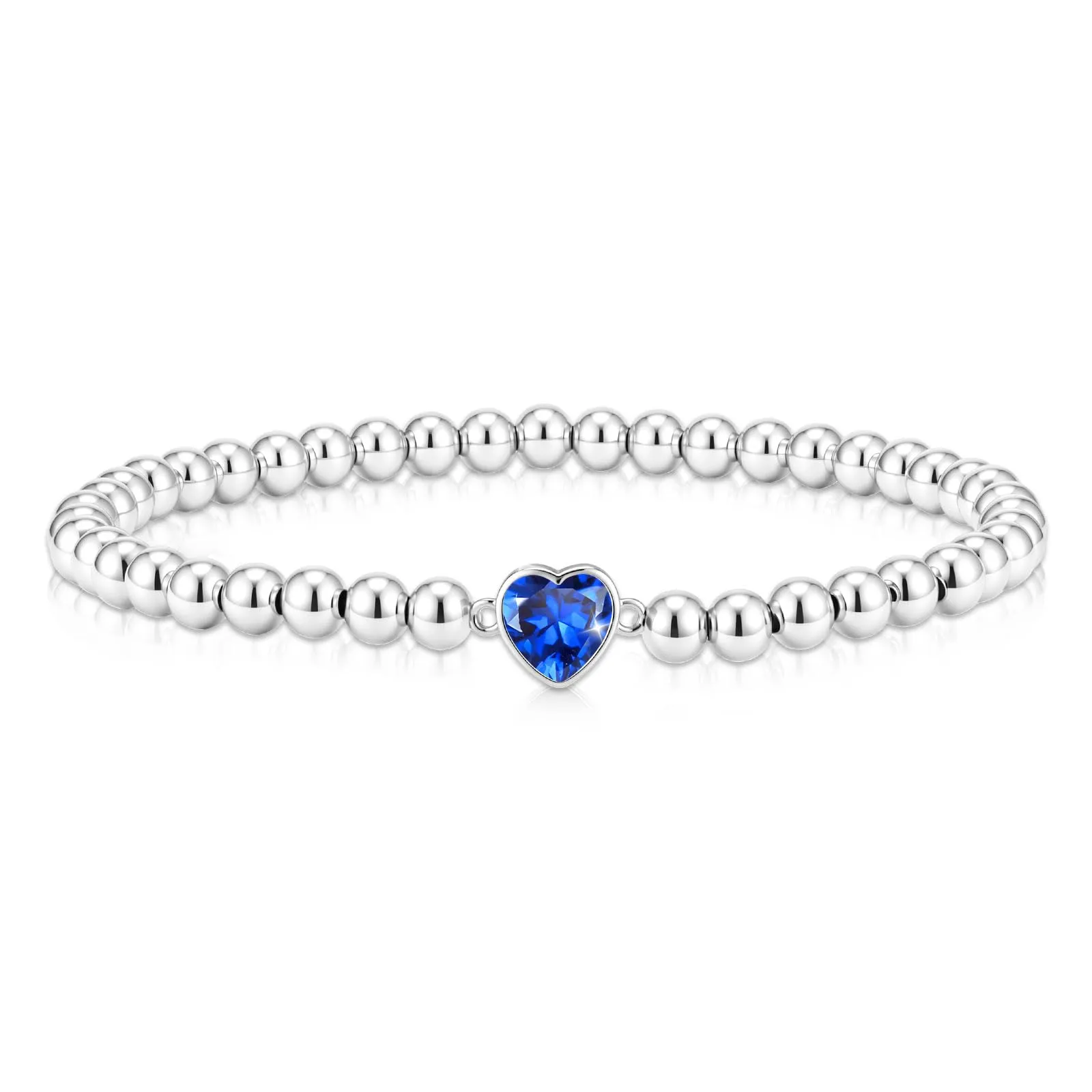 Esmoly Bracciale Donna Perle Cuore Zirconia Argento/Oro - immagine 1