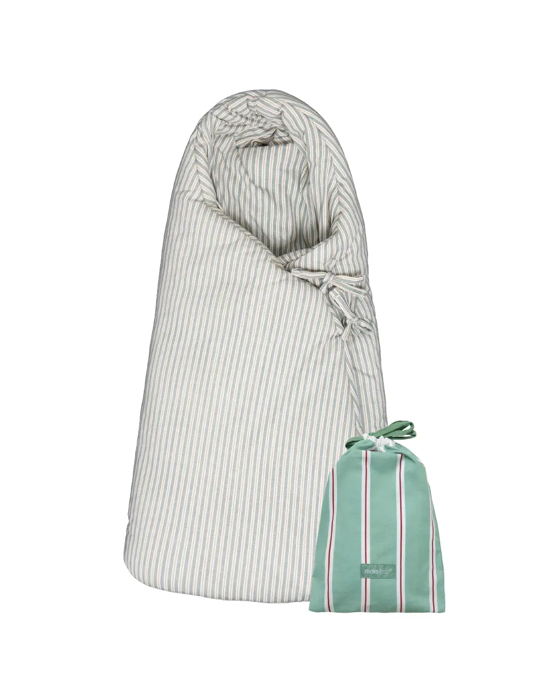 molis&co Sacco Passeggino Invernale TOG 6.5 Universale 100% Cotone - Blue Stripes - immagine 1