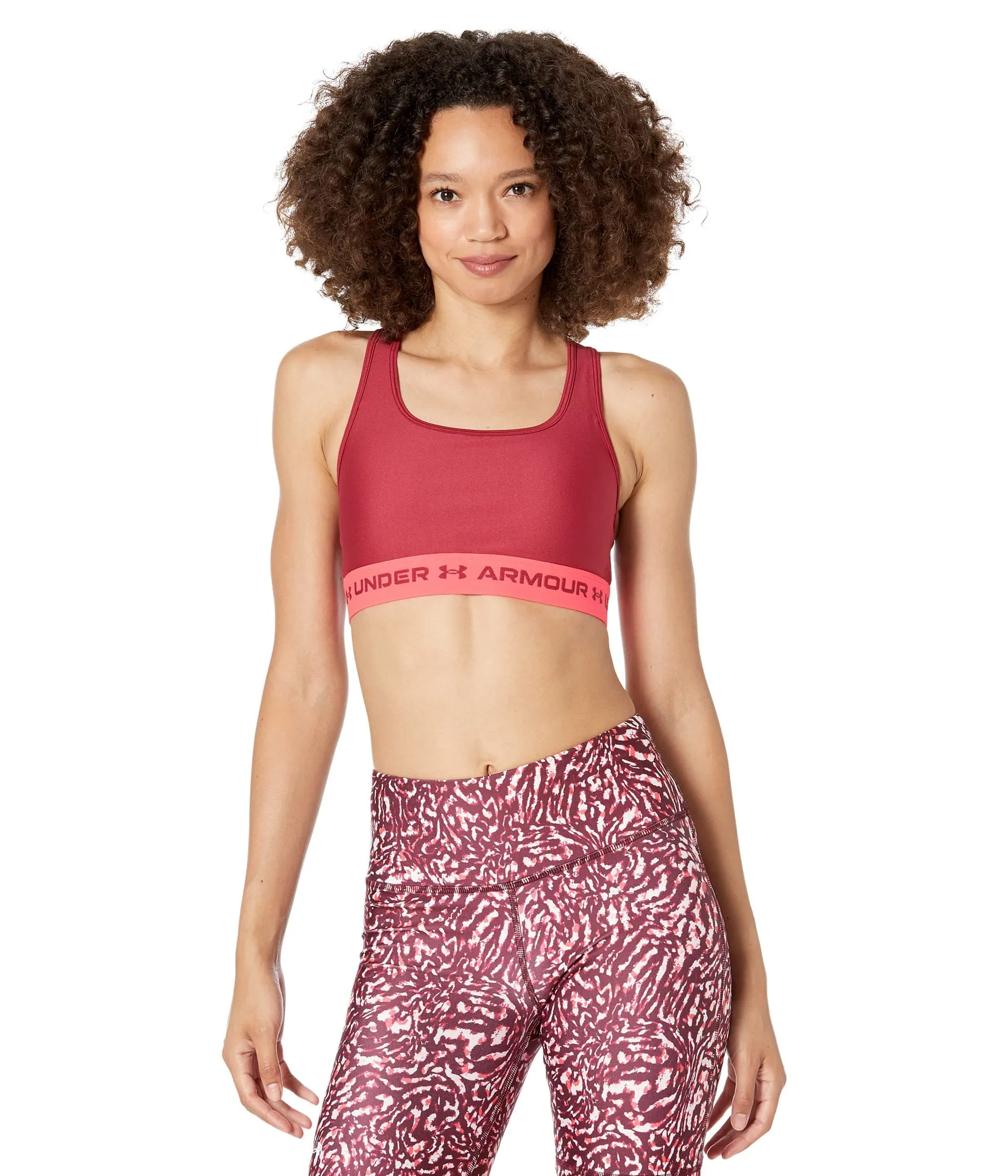 Under Armour UA Crossback Mid Bra Reggiseno Sportivo da Donna con Supporto Medio e Coppe Rimovibili - immagine 1