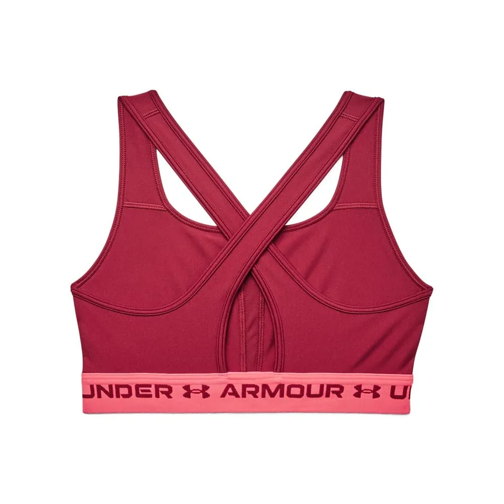 Under Armour UA Crossback Mid Bra Reggiseno Sportivo da Donna con Supporto Medio e Coppe Rimovibili - immagine 2