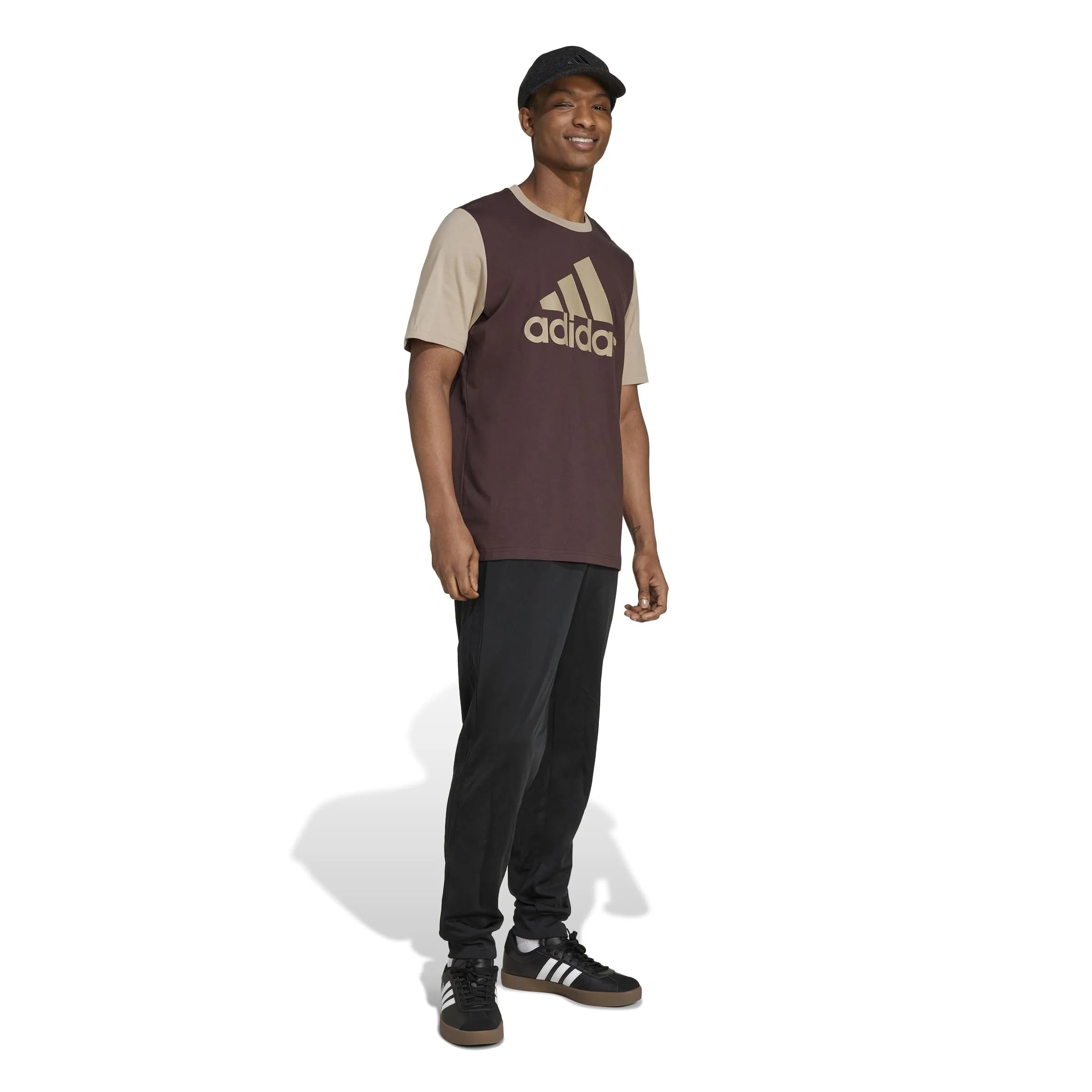 adidas M BL SJ T, Marrone Ombra/Blanch Cargo, M - immagine 4