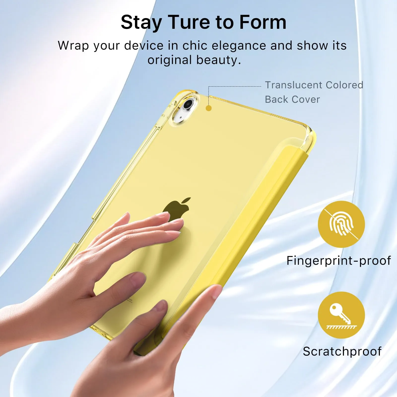 MoKo Cover per iPad Air 11 Pollici (M4/M3/M2) con Portapenna - immagine 5