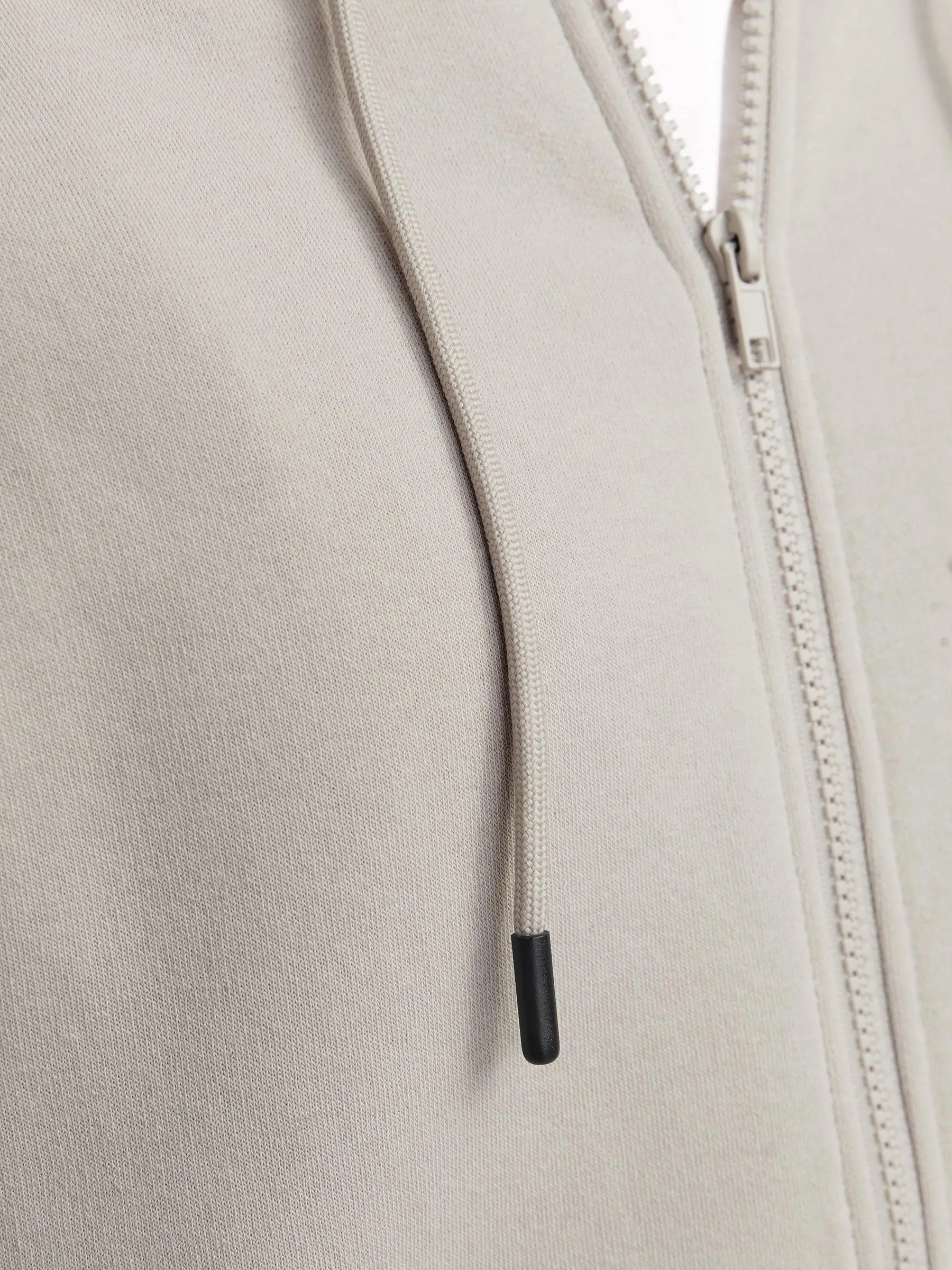 Jack & Jones Felpa con Cappuccio e Zip Grigio XXL - immagine 5