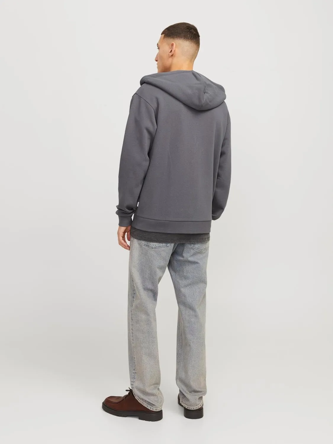 Jack & Jones JJEBradley Felpa con Cappuccio con Zip Westhill, XS - immagine 2