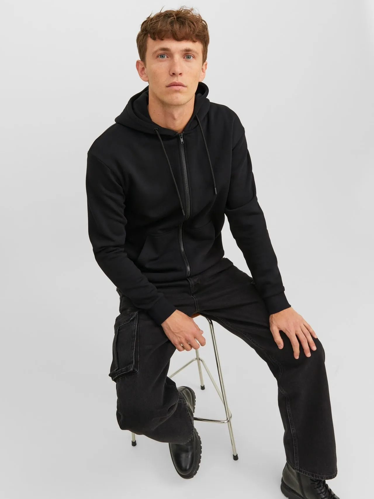 Jack & Jones JJEBradley Felpa con Cappuccio con Zip Westhill, XS - immagine 7