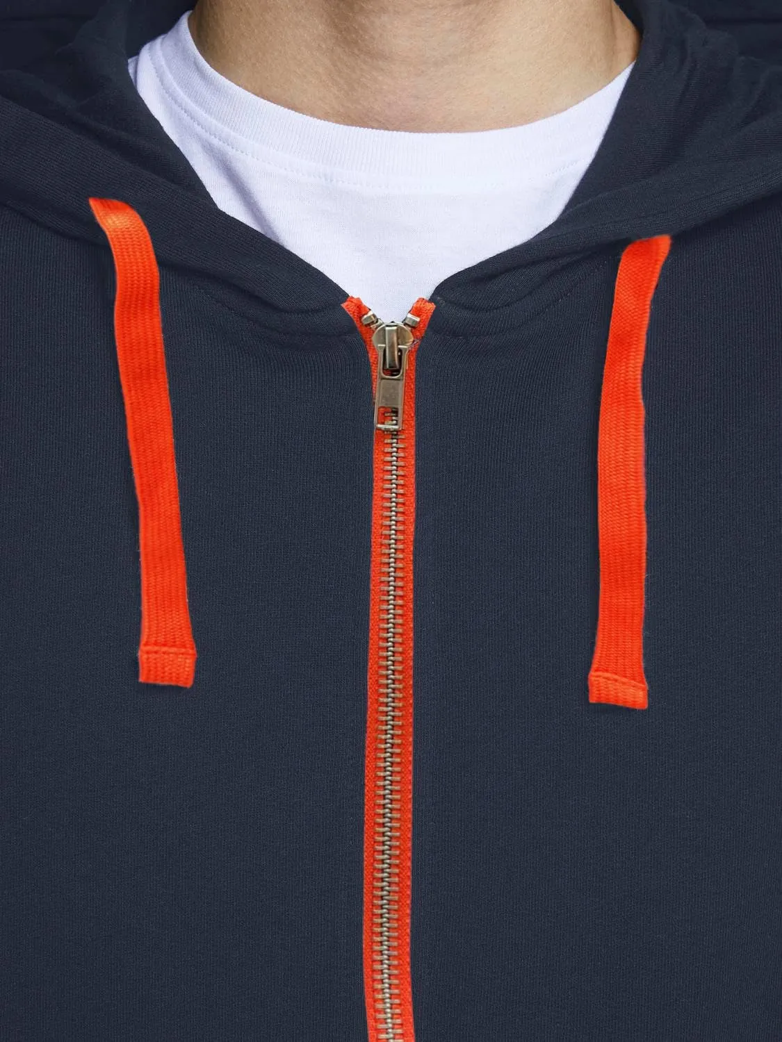 JACK & JONES Jjeholmen Felpa da Uomo con Cappuccio e Zip, L - immagine 6