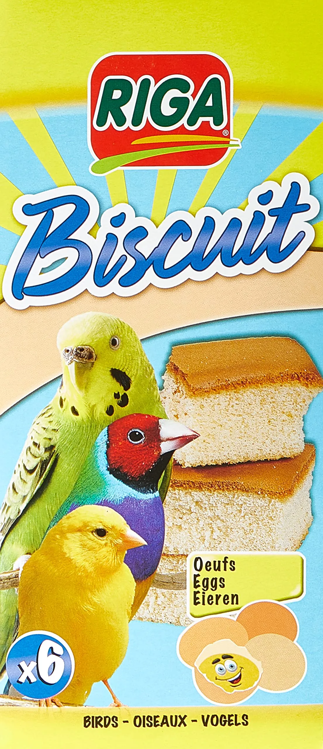 Riga Biscotti con Uovo per Uccelli, 65 g - immagine 1