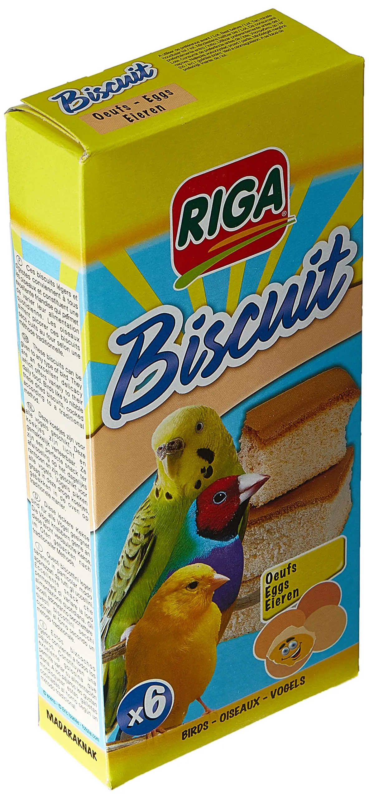 Riga Biscotti con Uovo per Uccelli, 65 g - immagine 3