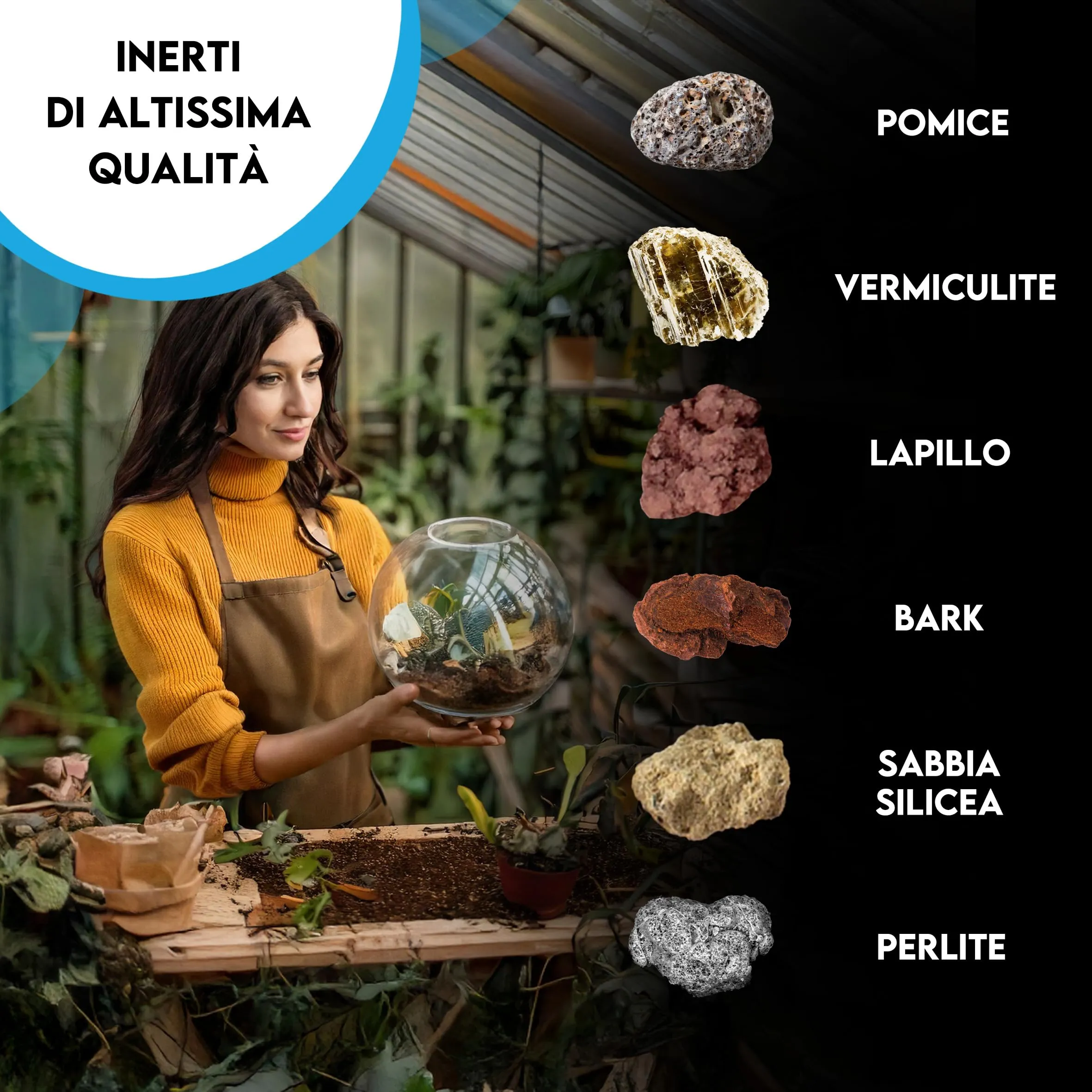 ZOMA Substrato per Terrario Piante con Humus, Inerti e Carbone Attivo, 2l - immagine 3
