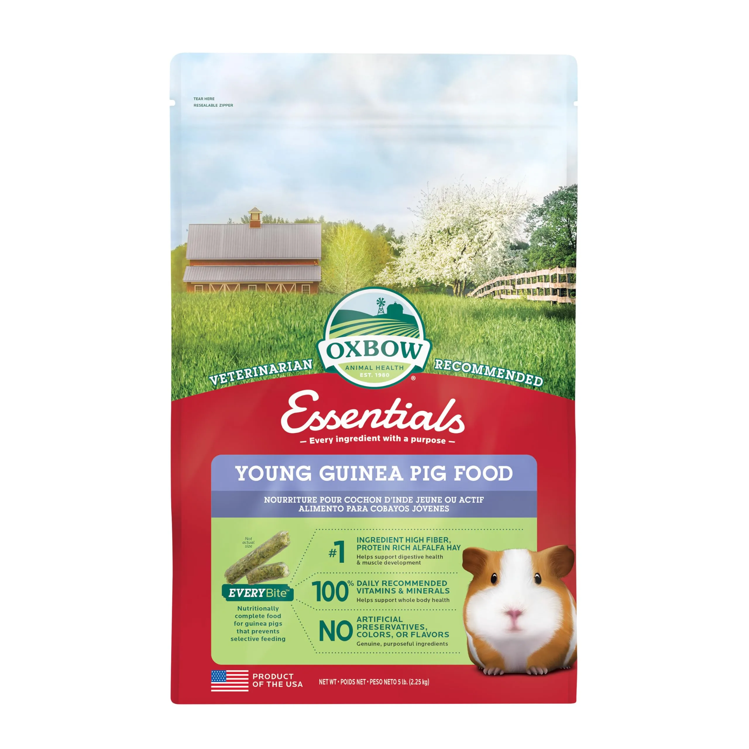Oxbow Mangime per cavia giovane - 2250 g - immagine 1