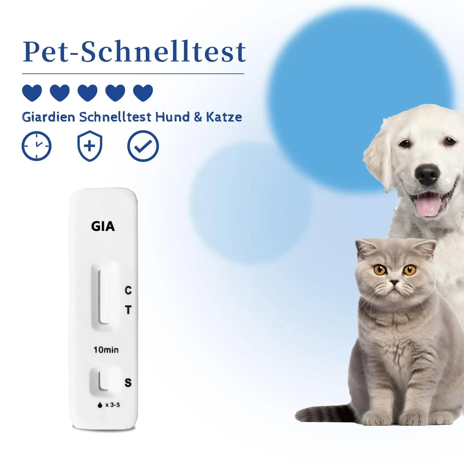 BELABB Test Rapido per Giardia per Animali Domestici, 6 Pezzi - immagine 2