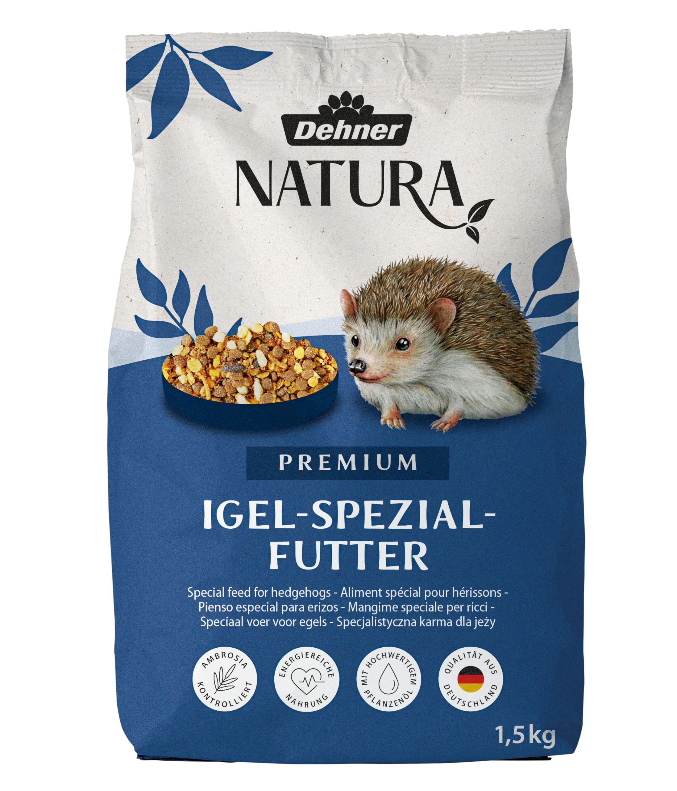Dehner Natura Premium Cibo Completo per Ricci, 1,5 kg - immagine 1