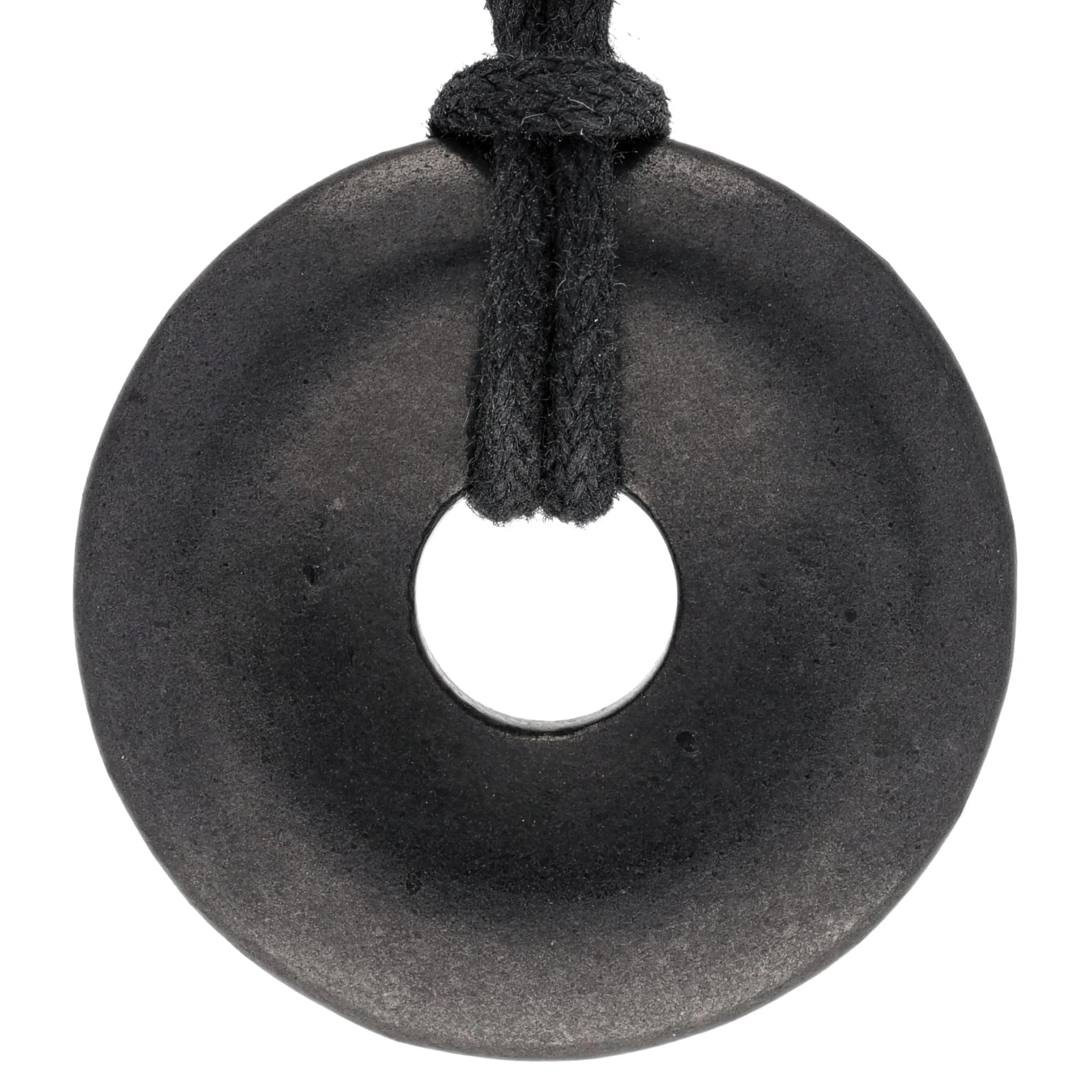Lebensquelle Plus Donut in pietra preziosa Ø 30 mm con cordoncino in cotone e scheda pietra - immagine 1