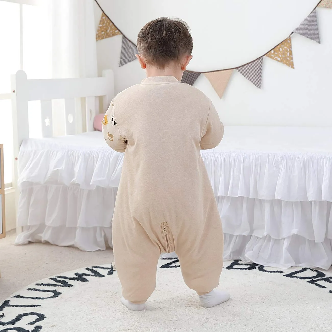 Mosebears Sacco Nanna con Gambe 2.5 Tog per Bambini, Foderato Invernale con Maniche Staccabili, Unisex - immagine 4