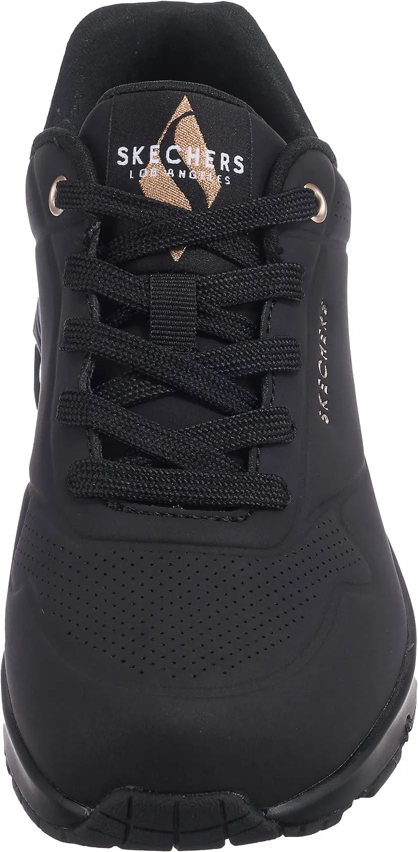 Skechers Uno Golden Air Sneakers Donna, Nero Shadow Black Gold, 37.5 EU - immagine 3