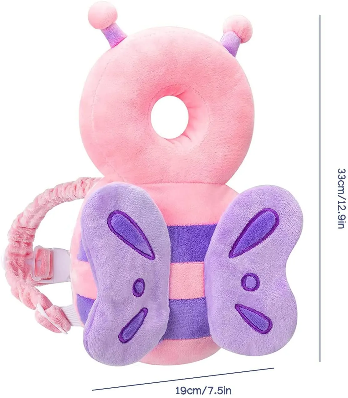 Bambebe Cuscino Anticaduta Protezione Testa per Neonato e Bambini, Zainetto Regolabile per Primi Passi - immagine 7
